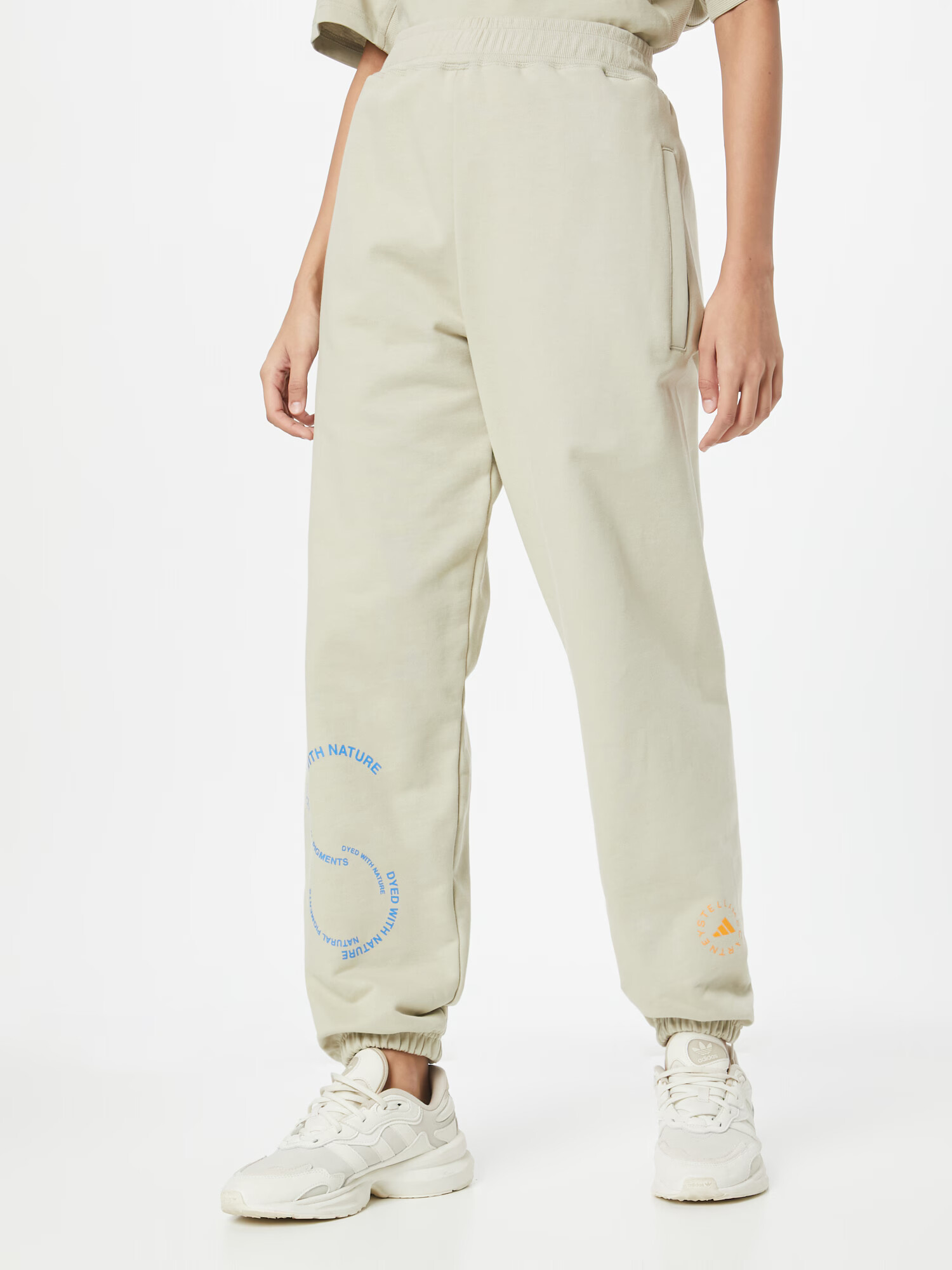 ADIDAS BY STELLA MCCARTNEY Pantaloni sport albastru / galben deschis / portocaliu - Pled.ro