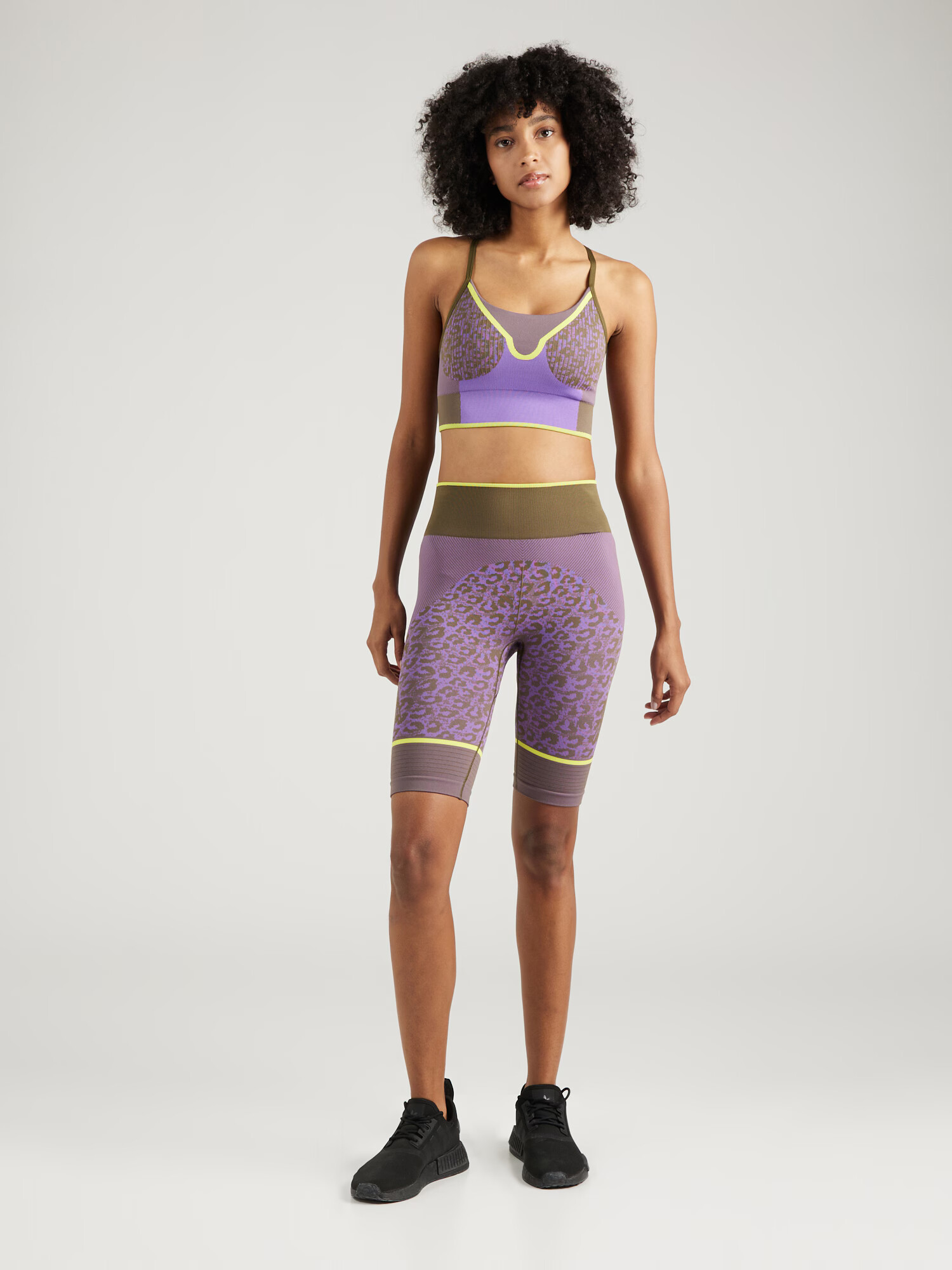 ADIDAS BY STELLA MCCARTNEY Pantaloni sport 'Truestrength Seamless ' galben / gri taupe / mov deschis - Pled.ro