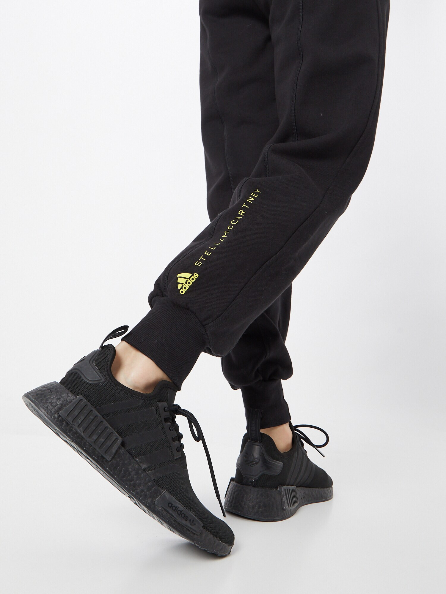 ADIDAS BY STELLA MCCARTNEY Pantaloni sport galben lămâie / negru - Pled.ro