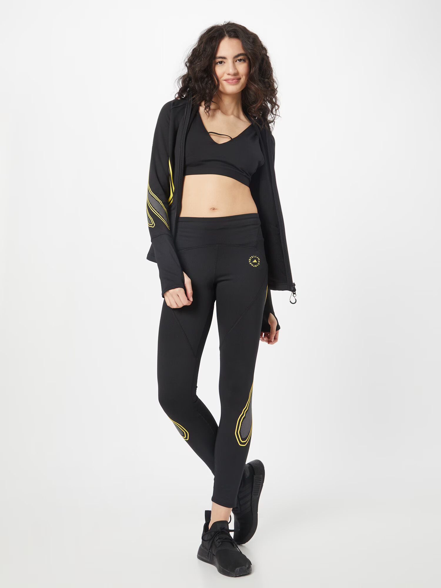 ADIDAS BY STELLA MCCARTNEY Pantaloni sport 'Truepace Cold.Rdy ' galben / negru / alb - Pled.ro