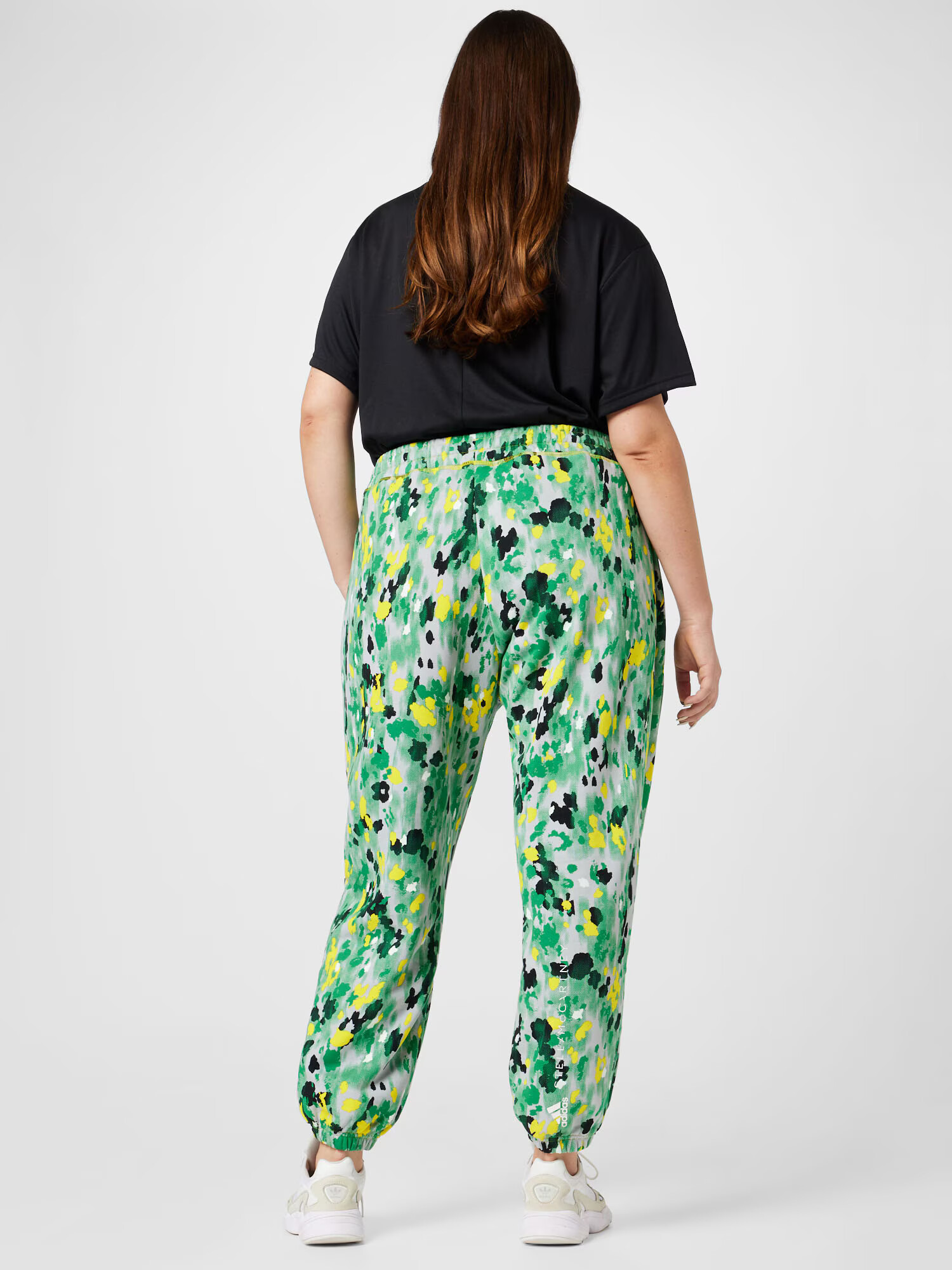 ADIDAS BY STELLA MCCARTNEY Pantaloni sport 'Printed ' galben / verde deschis / negru / alb - Pled.ro