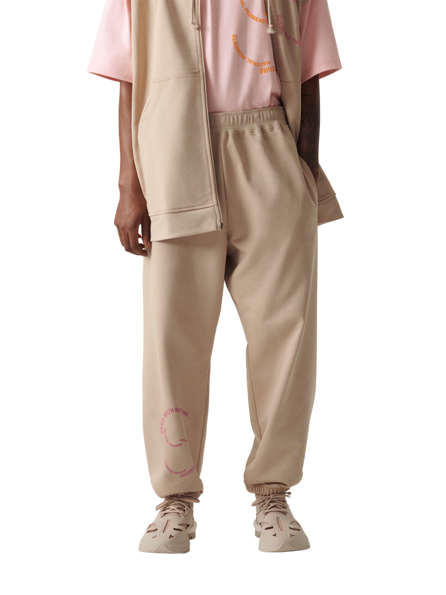 ADIDAS BY STELLA MCCARTNEY Pantaloni sport maro deschis / roz - Pled.ro