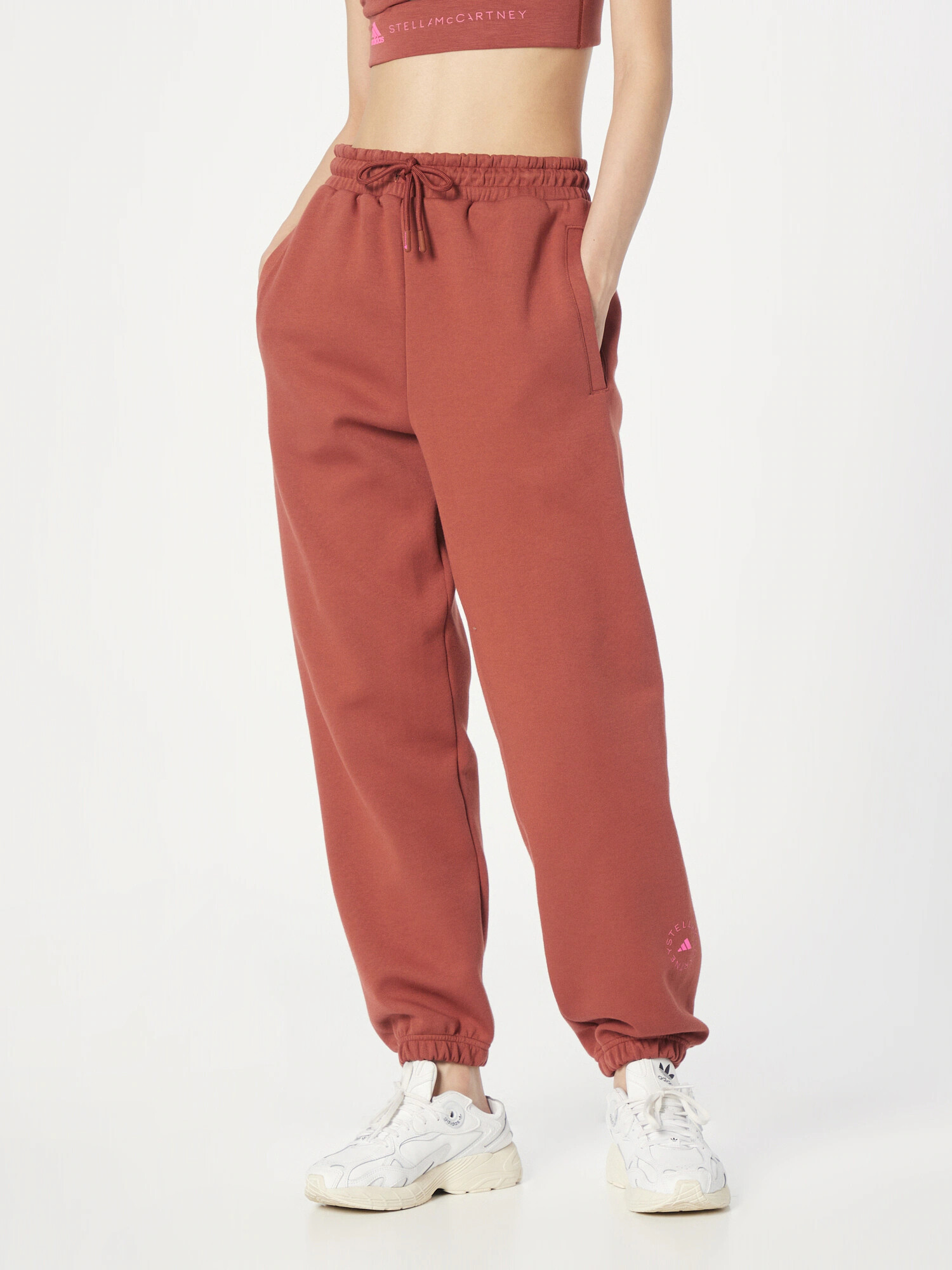 ADIDAS BY STELLA MCCARTNEY Pantaloni sport maro ruginiu - Pled.ro