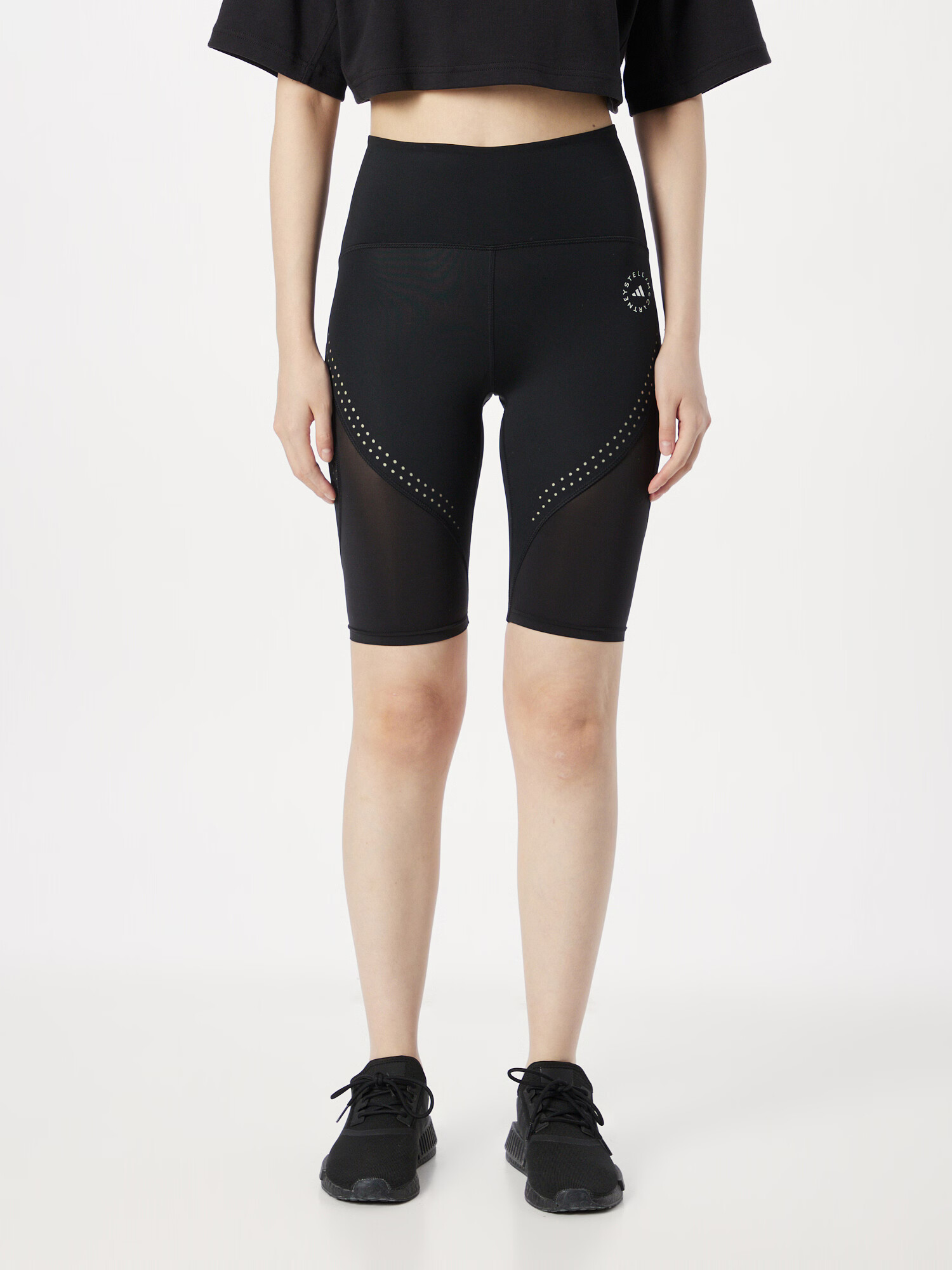 ADIDAS BY STELLA MCCARTNEY Pantaloni sport 'True Purpose Optime' negru / alb - Pled.ro