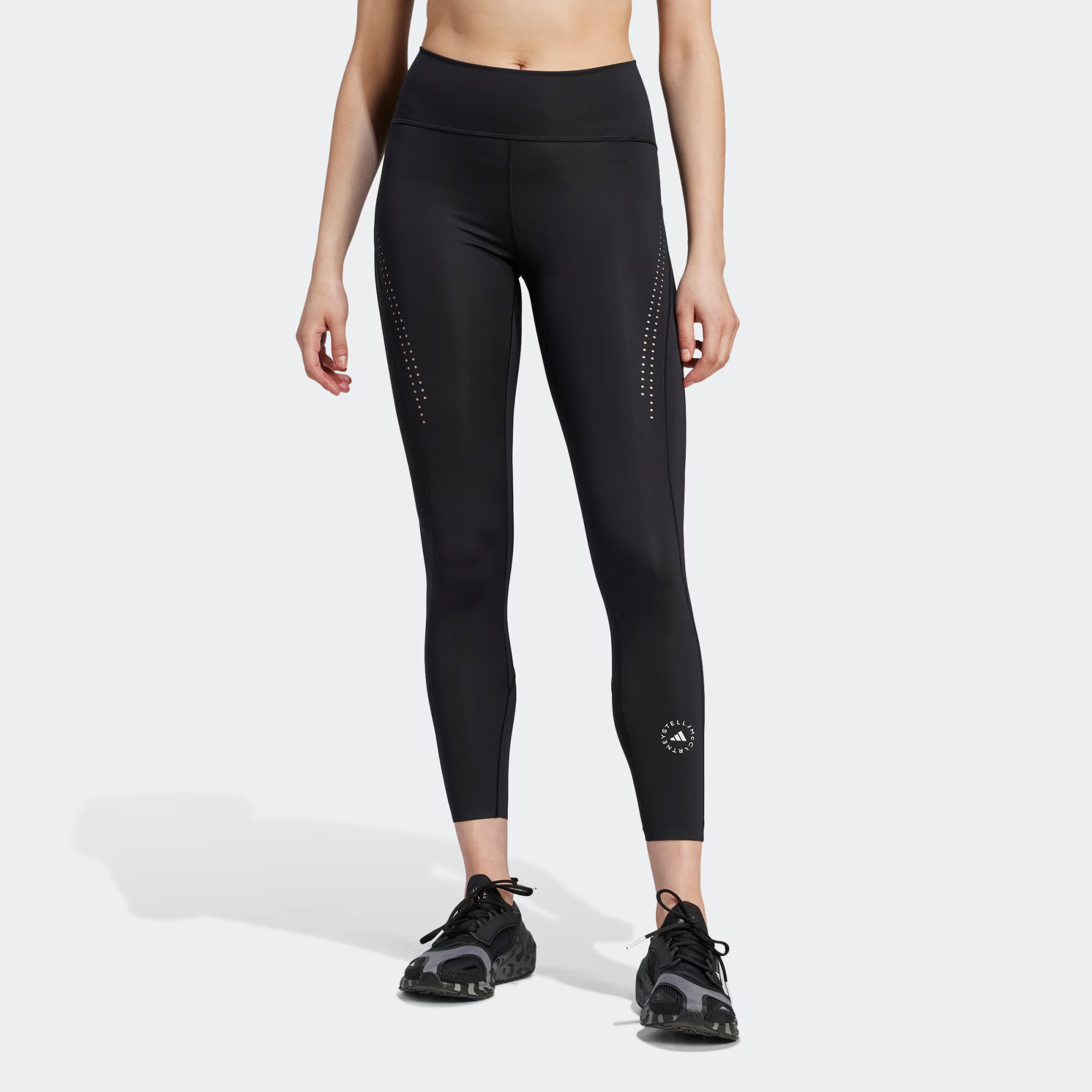 ADIDAS BY STELLA MCCARTNEY Pantaloni sport 'Truepurpose Optime' negru / alb - Pled.ro