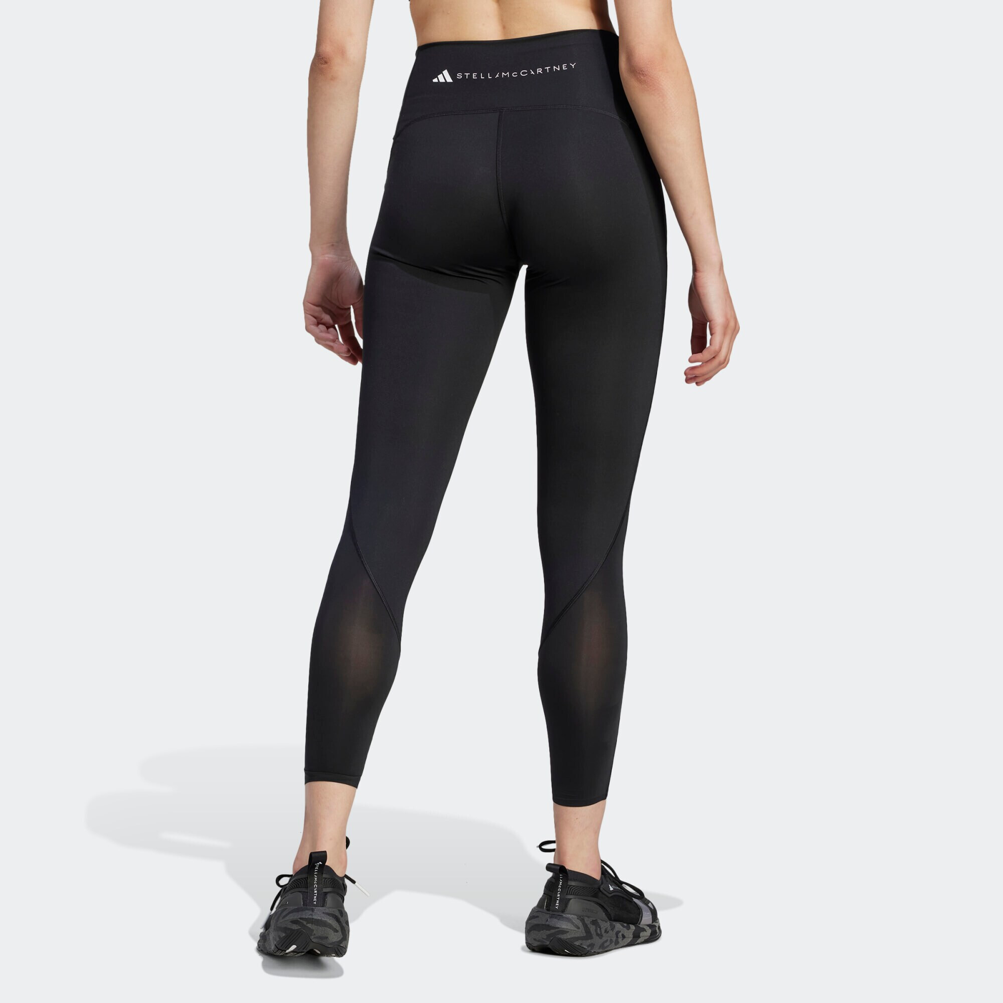 ADIDAS BY STELLA MCCARTNEY Pantaloni sport 'Truepurpose Optime' negru / alb - Pled.ro