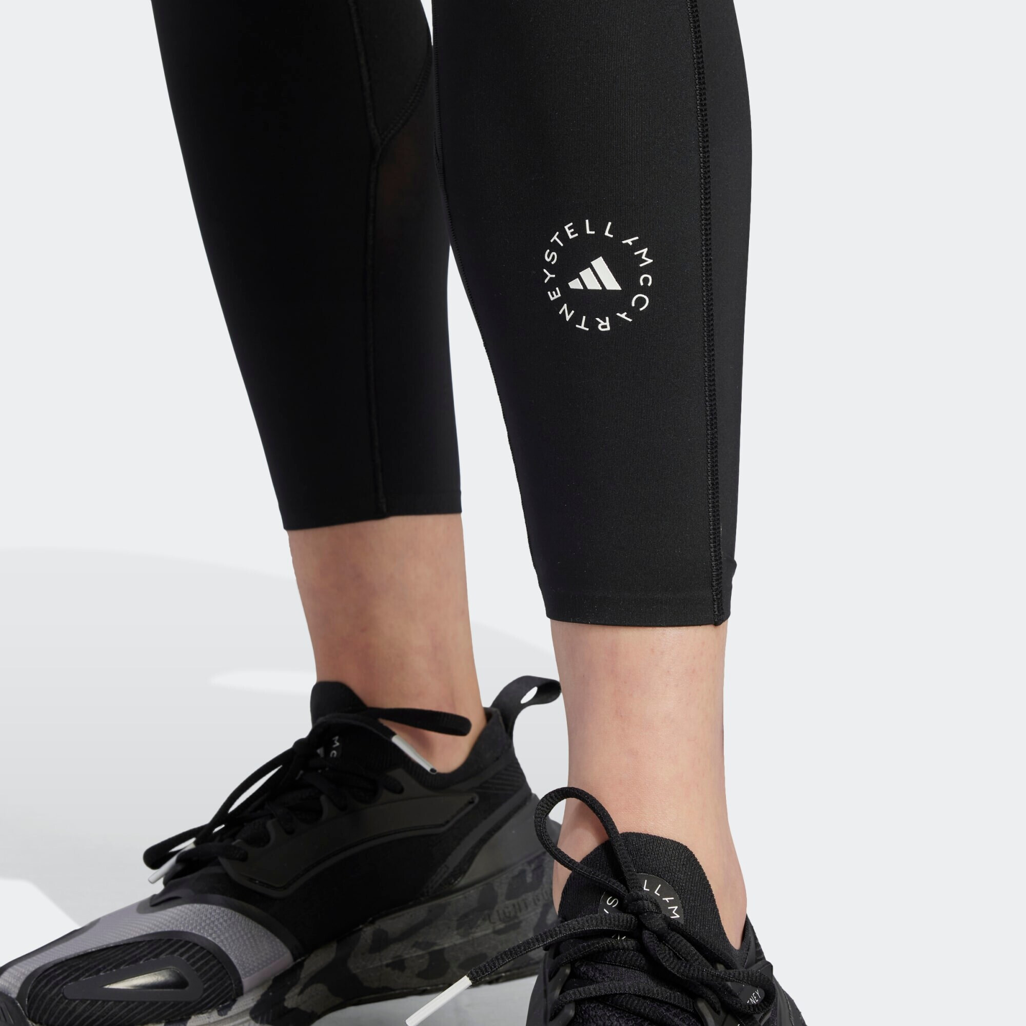 ADIDAS BY STELLA MCCARTNEY Pantaloni sport 'Truepurpose Optime' negru / alb - Pled.ro