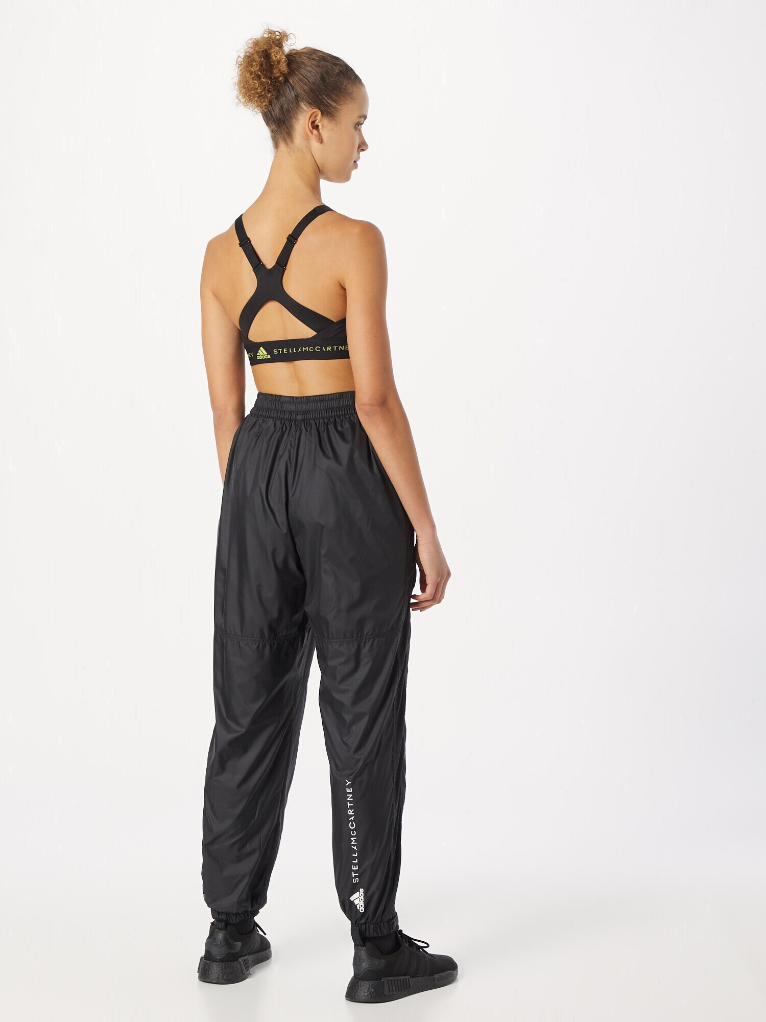 ADIDAS BY STELLA MCCARTNEY Pantaloni sport 'Lined Winter' negru / alb - Pled.ro