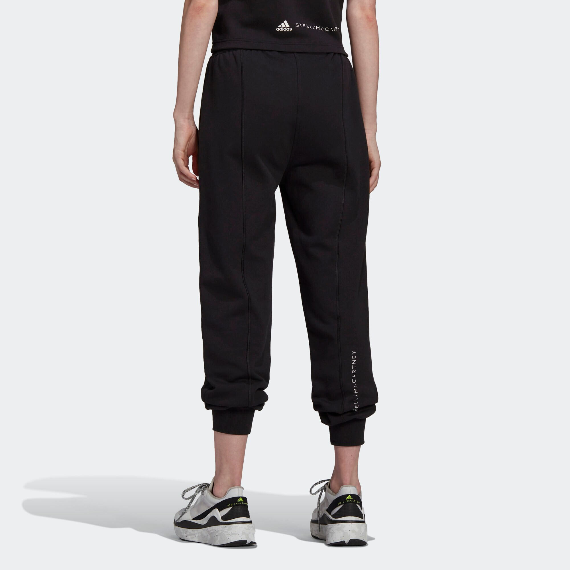 ADIDAS BY STELLA MCCARTNEY Pantaloni sport negru / alb - Pled.ro