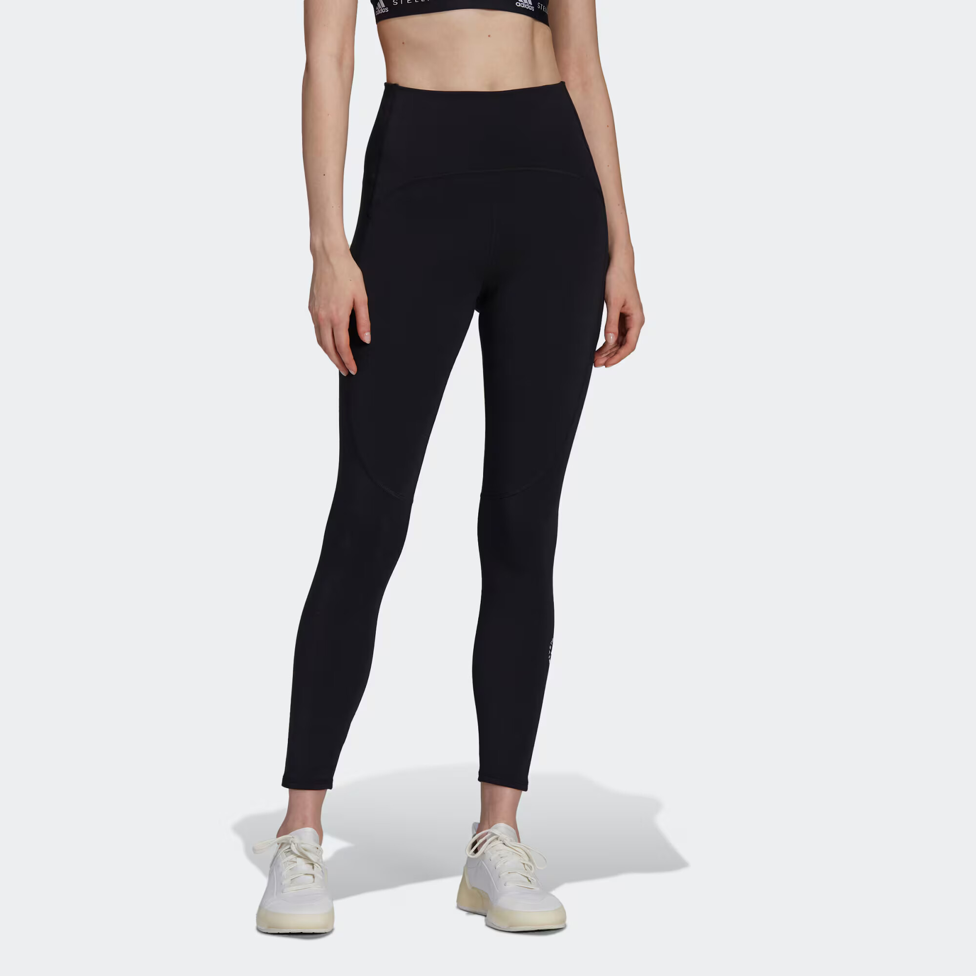 ADIDAS BY STELLA MCCARTNEY Pantaloni sport negru / alb - Pled.ro