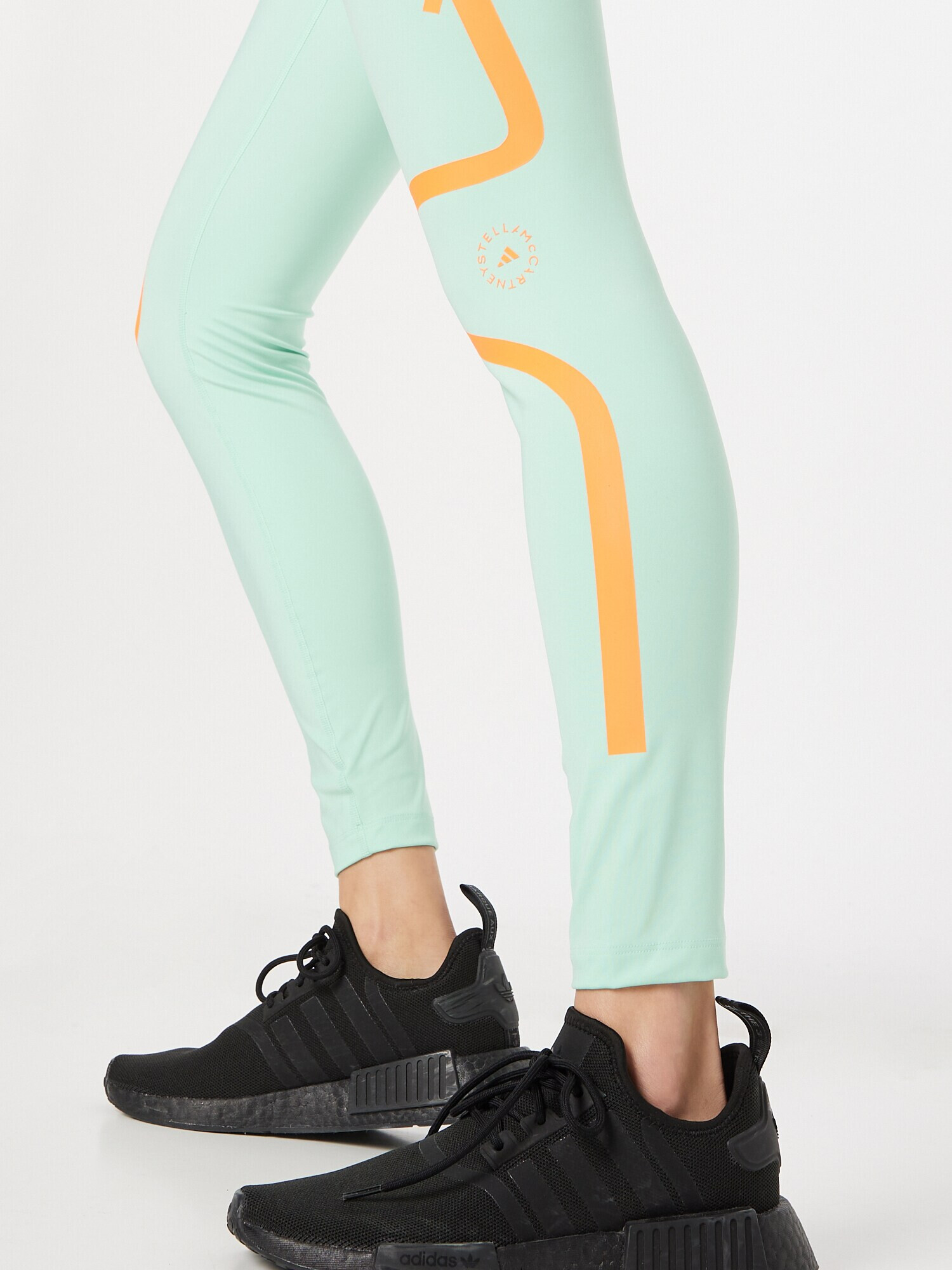 ADIDAS BY STELLA MCCARTNEY Pantaloni sport verde mentă / portocaliu - Pled.ro