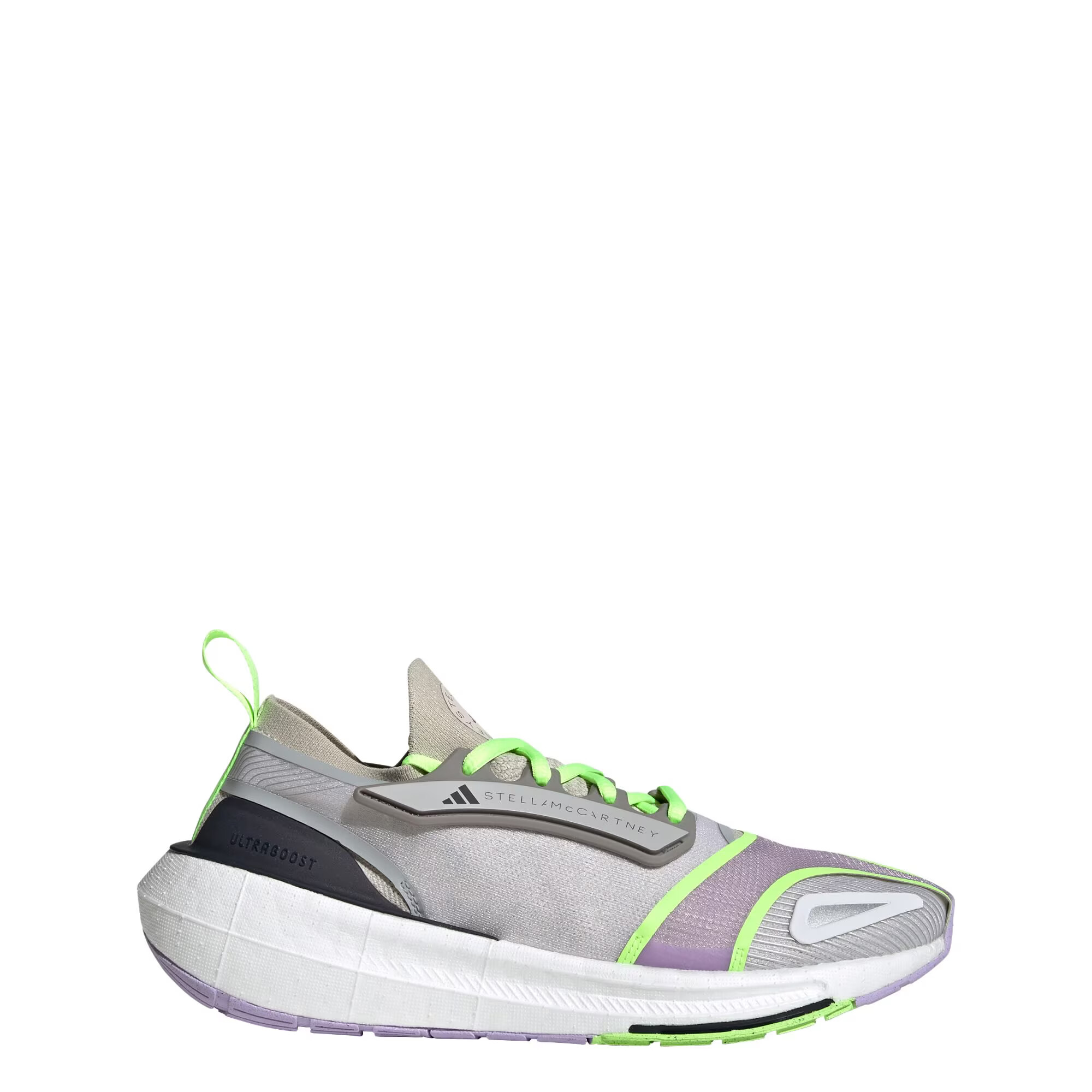 ADIDAS BY STELLA MCCARTNEY Sneaker de alergat 'Ultraboost Light' gri / verde deschis / mov deschis / negru - Pled.ro