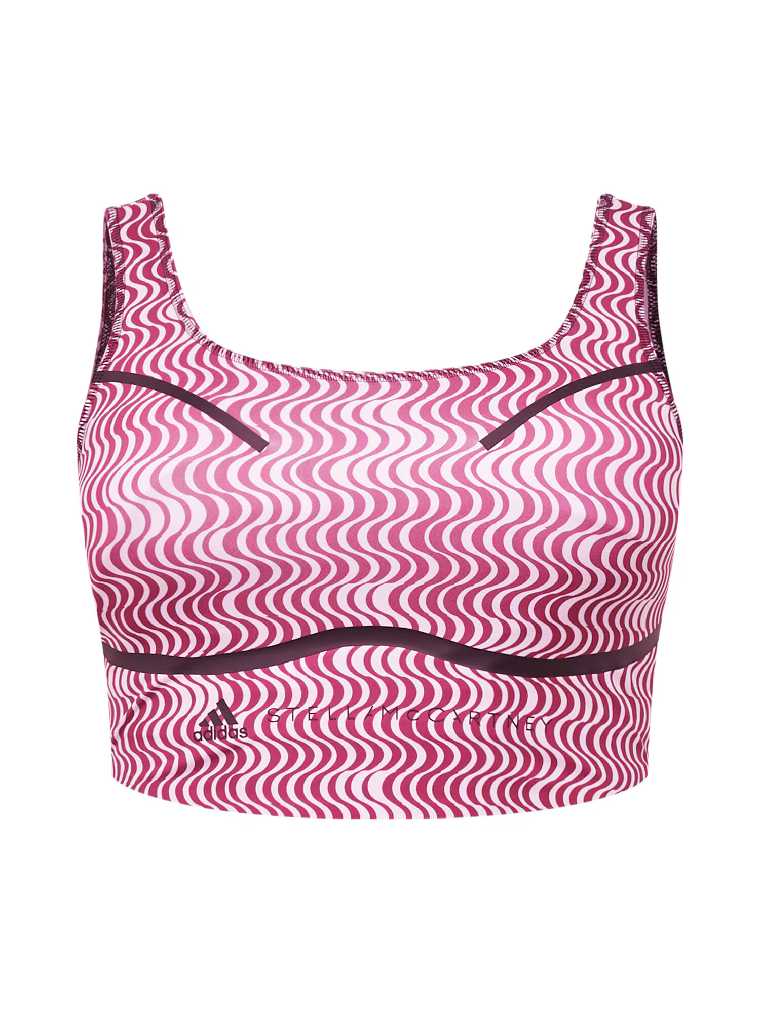 ADIDAS BY STELLA MCCARTNEY Sport top 'Truepurpose Printed ' mov închis / roz închis / alb - Pled.ro