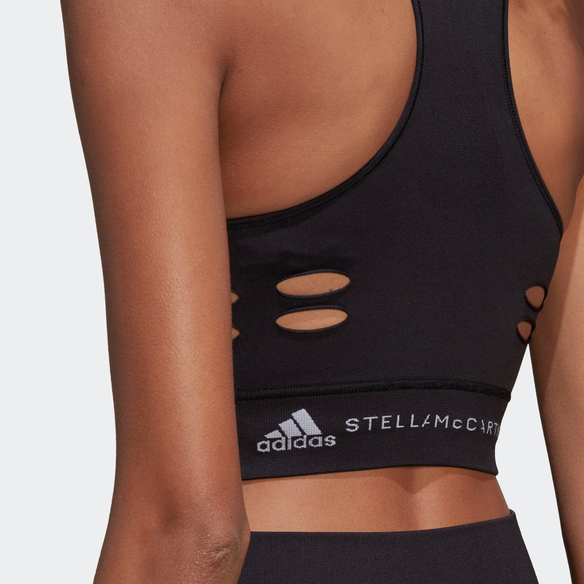 ADIDAS BY STELLA MCCARTNEY Sport top negru - Pled.ro