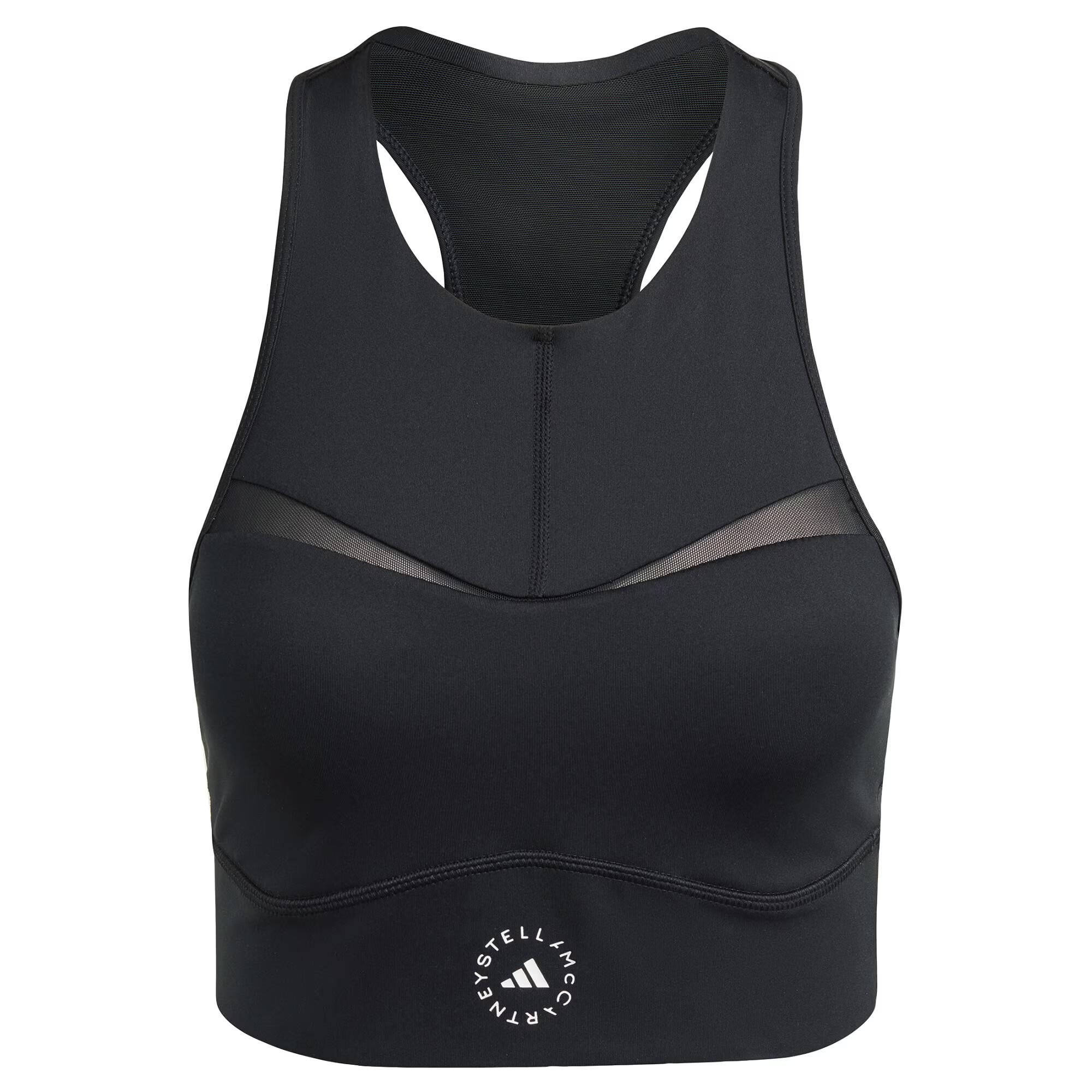 ADIDAS BY STELLA MCCARTNEY Sport top negru / alb - Pled.ro