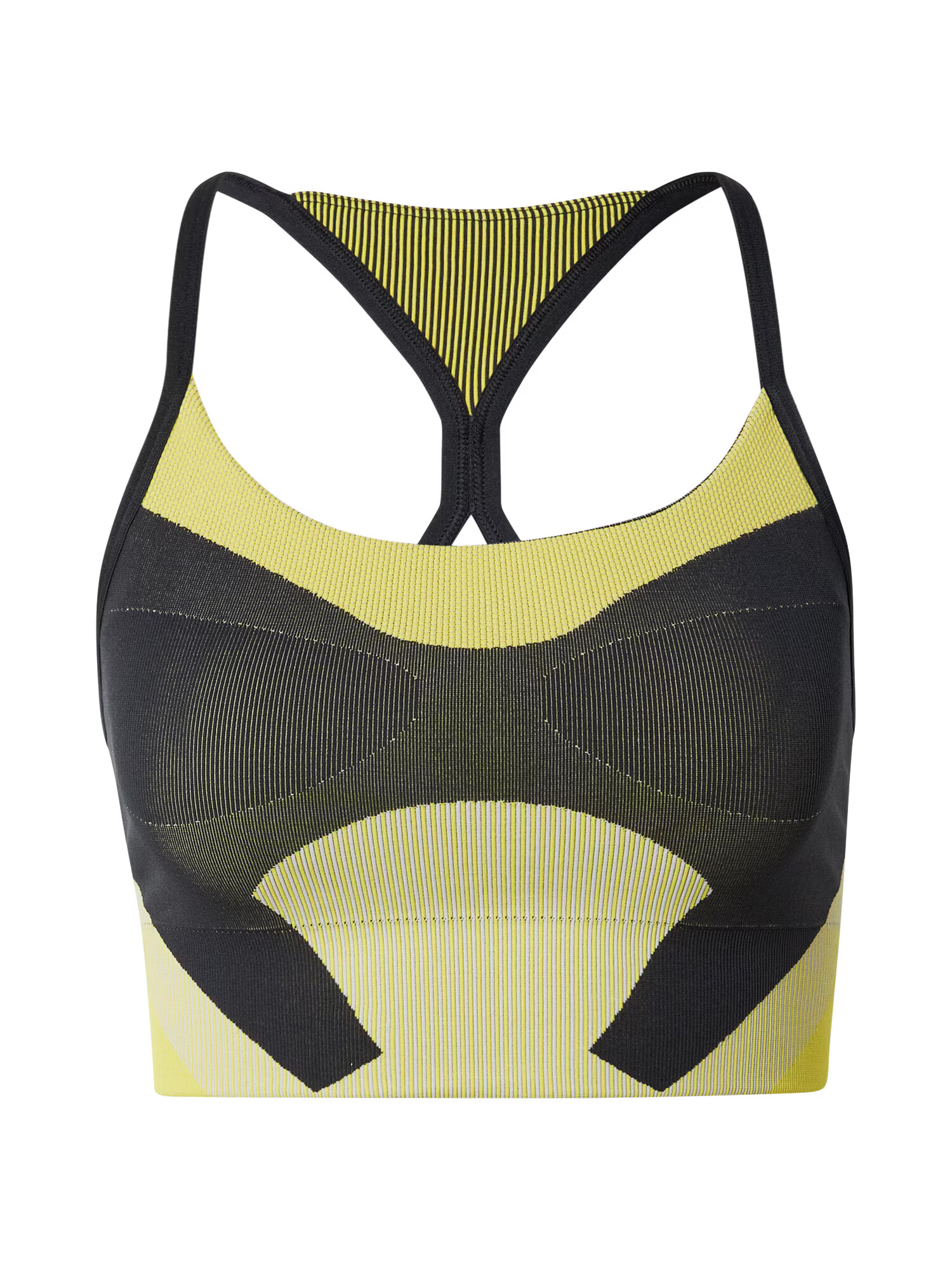 ADIDAS BY STELLA MCCARTNEY Sutien sport 'Truestrength Light-Support' galben citron / negru - Pled.ro