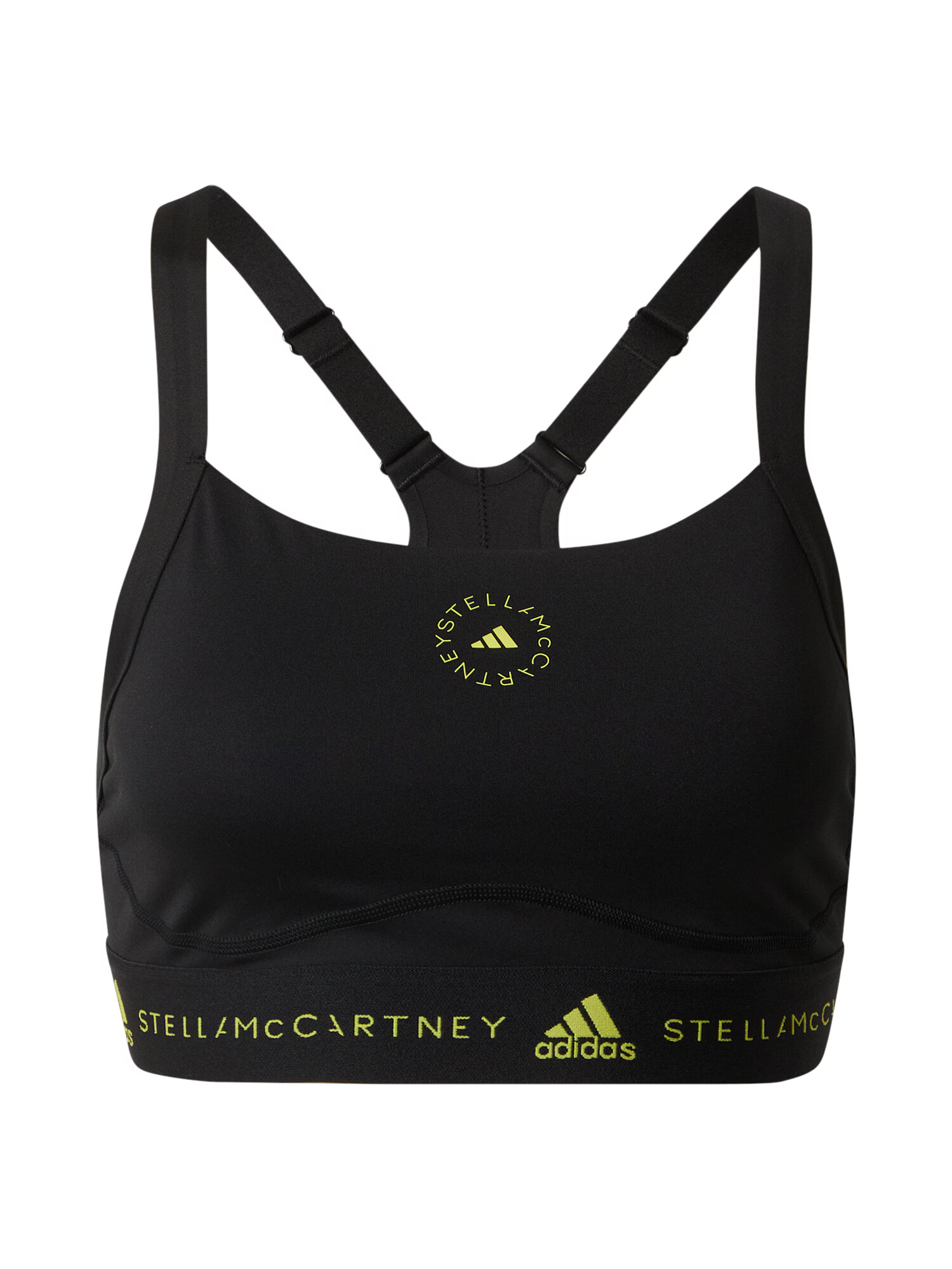 ADIDAS BY STELLA MCCARTNEY Sutien sport 'Truepurpose Medium Support' galben / negru - Pled.ro