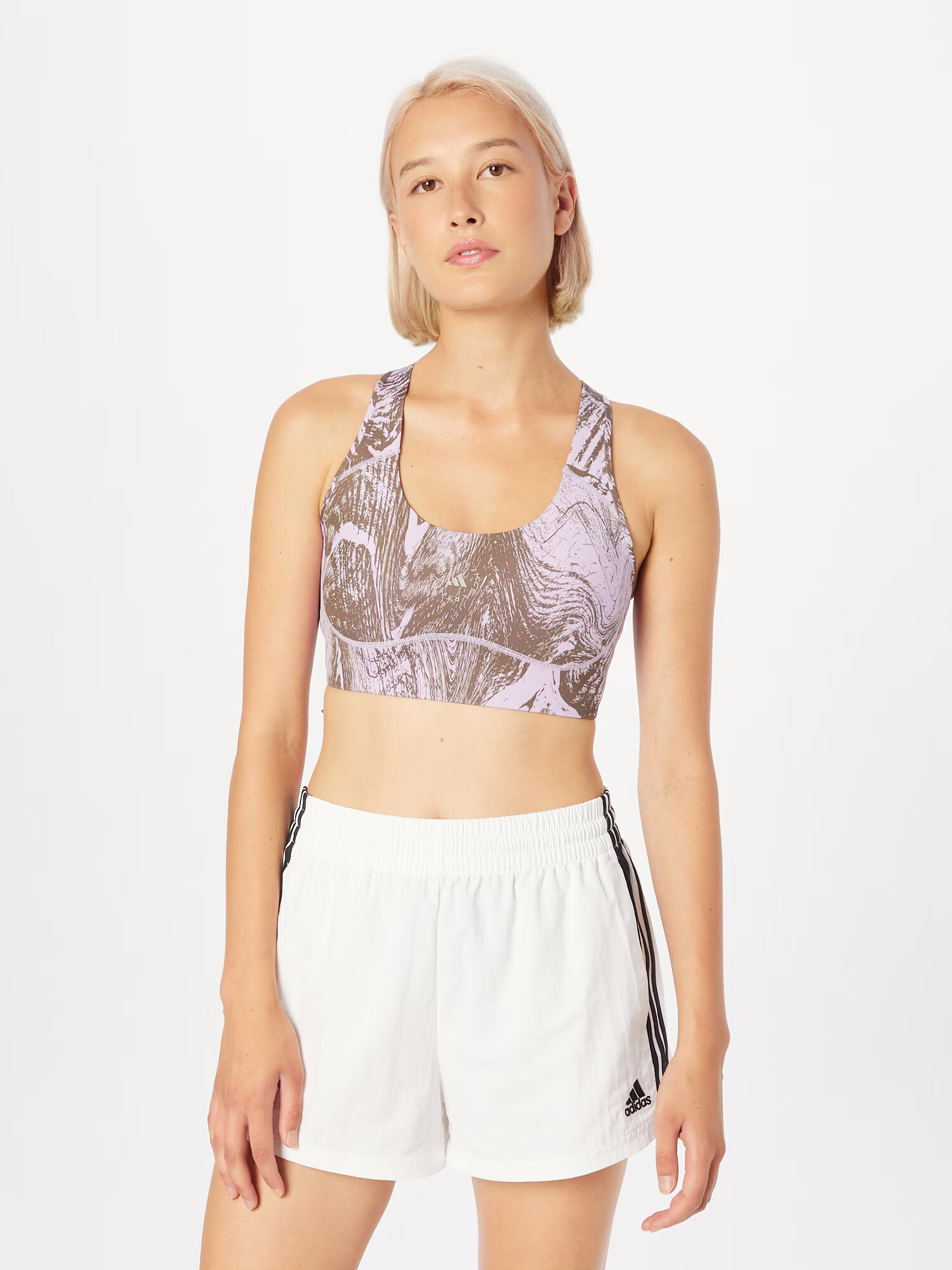 ADIDAS BY STELLA MCCARTNEY Sutien sport 'True Purpose Power Impact' maro deschis / mov pastel - Pled.ro