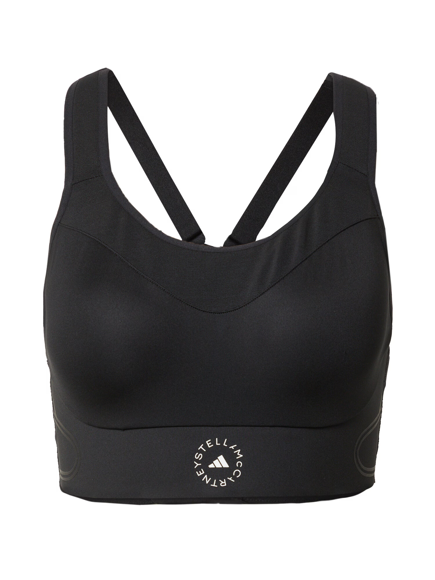 ADIDAS BY STELLA MCCARTNEY Sutien sport 'Truepace High Support' negru / alb - Pled.ro