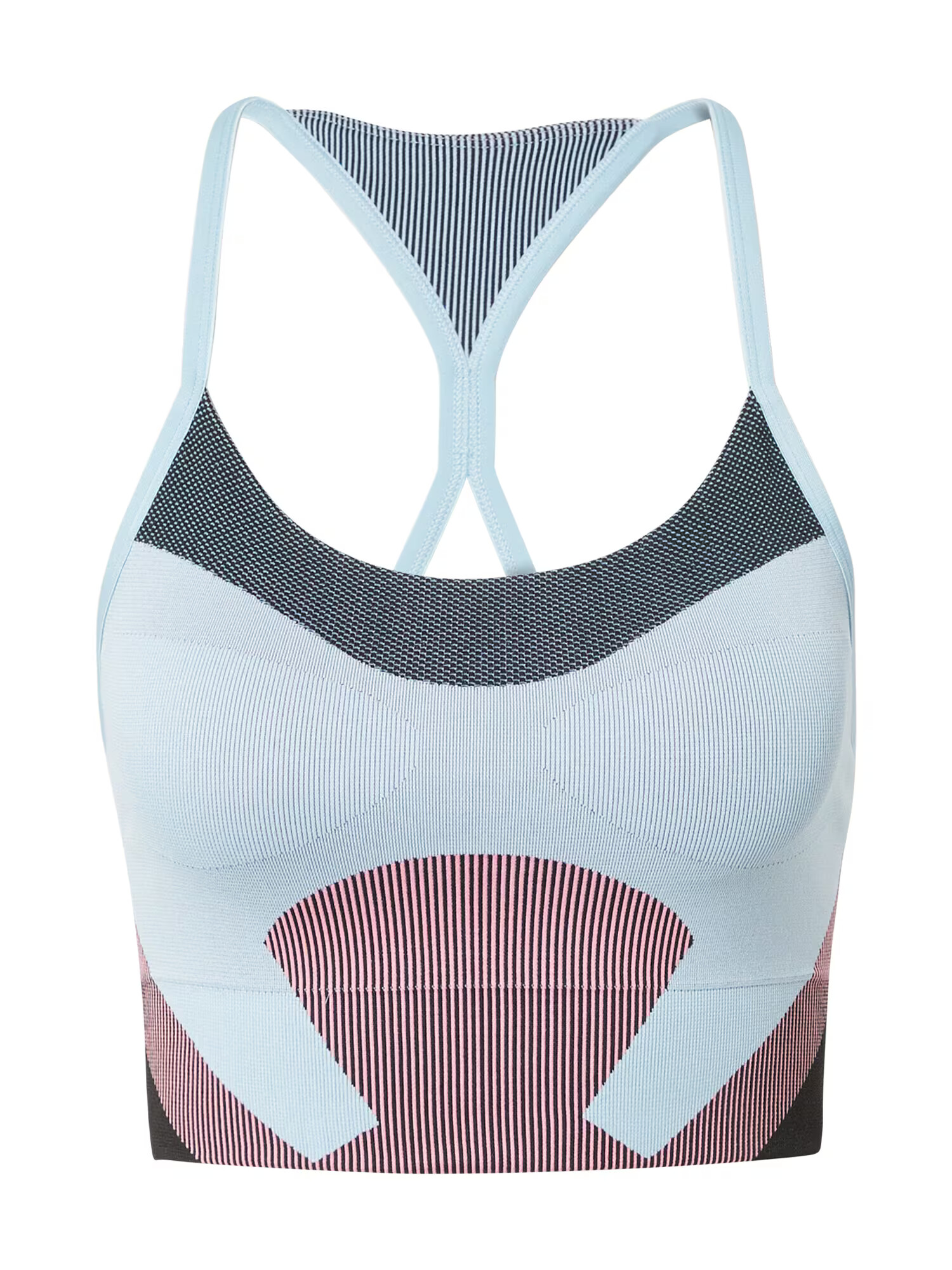 ADIDAS BY STELLA MCCARTNEY Sutien sport 'True Strength' albastru deschis / roșu bordeaux / negru - Pled.ro