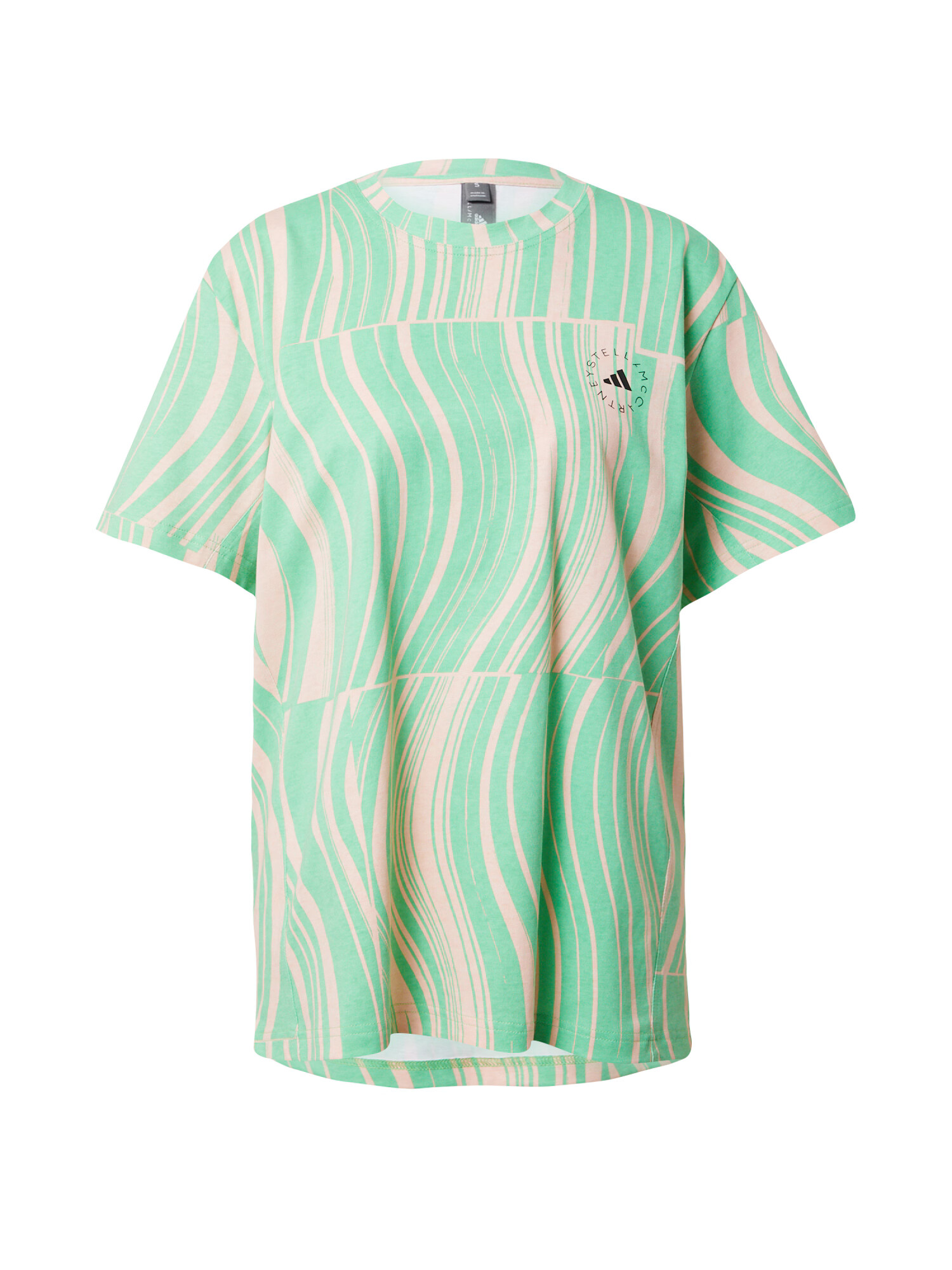 ADIDAS BY STELLA MCCARTNEY Tricou funcțional bej / verde deschis - Pled.ro