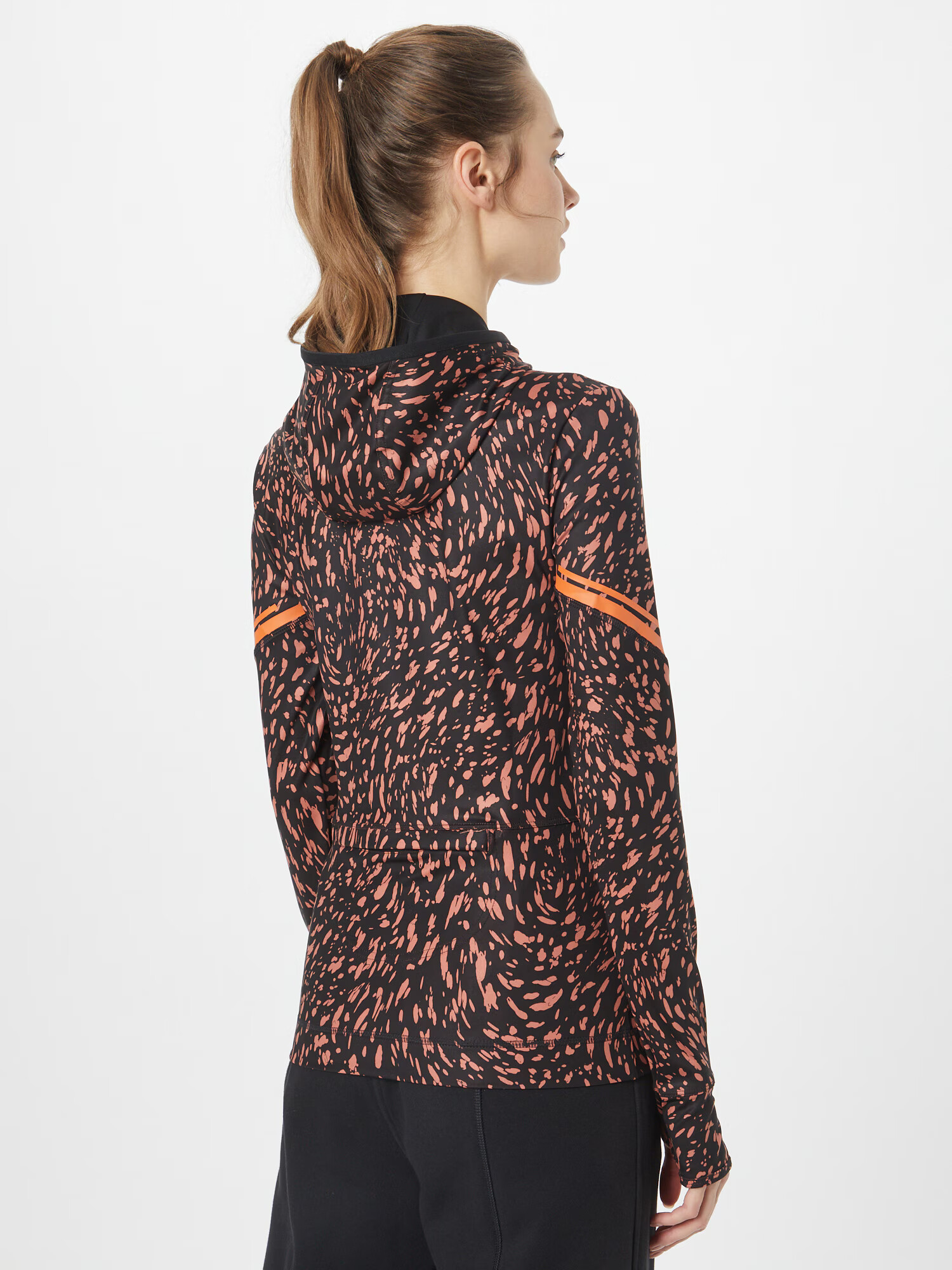 ADIDAS BY STELLA MCCARTNEY Tricou funcțional 'Truepace Long' ciocolatiu / maro închis / negru - Pled.ro