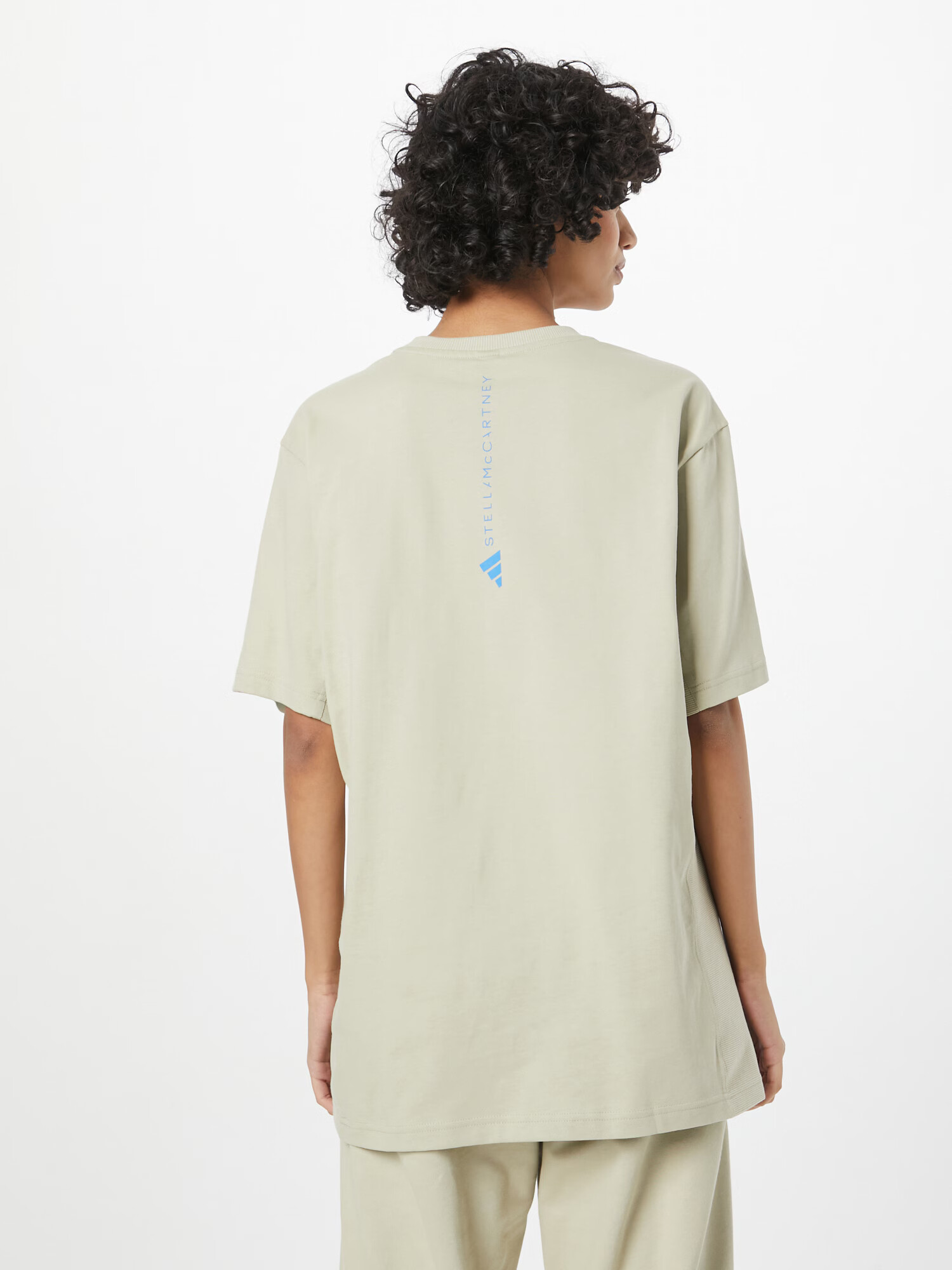 ADIDAS BY STELLA MCCARTNEY Tricou funcțional ecru / albastru deschis / galben închis - Pled.ro