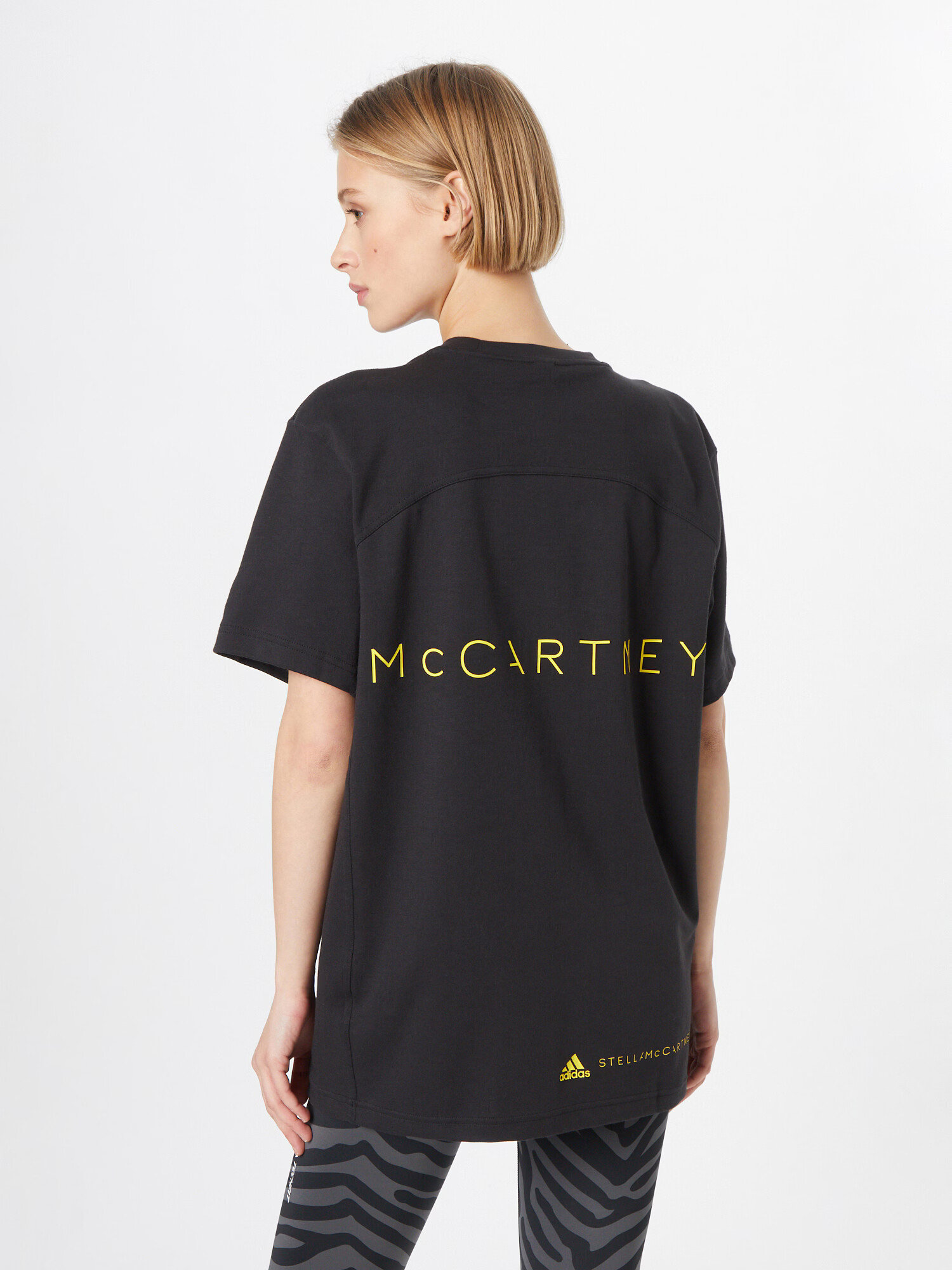 ADIDAS BY STELLA MCCARTNEY Tricou funcțional galben citron / negru - Pled.ro