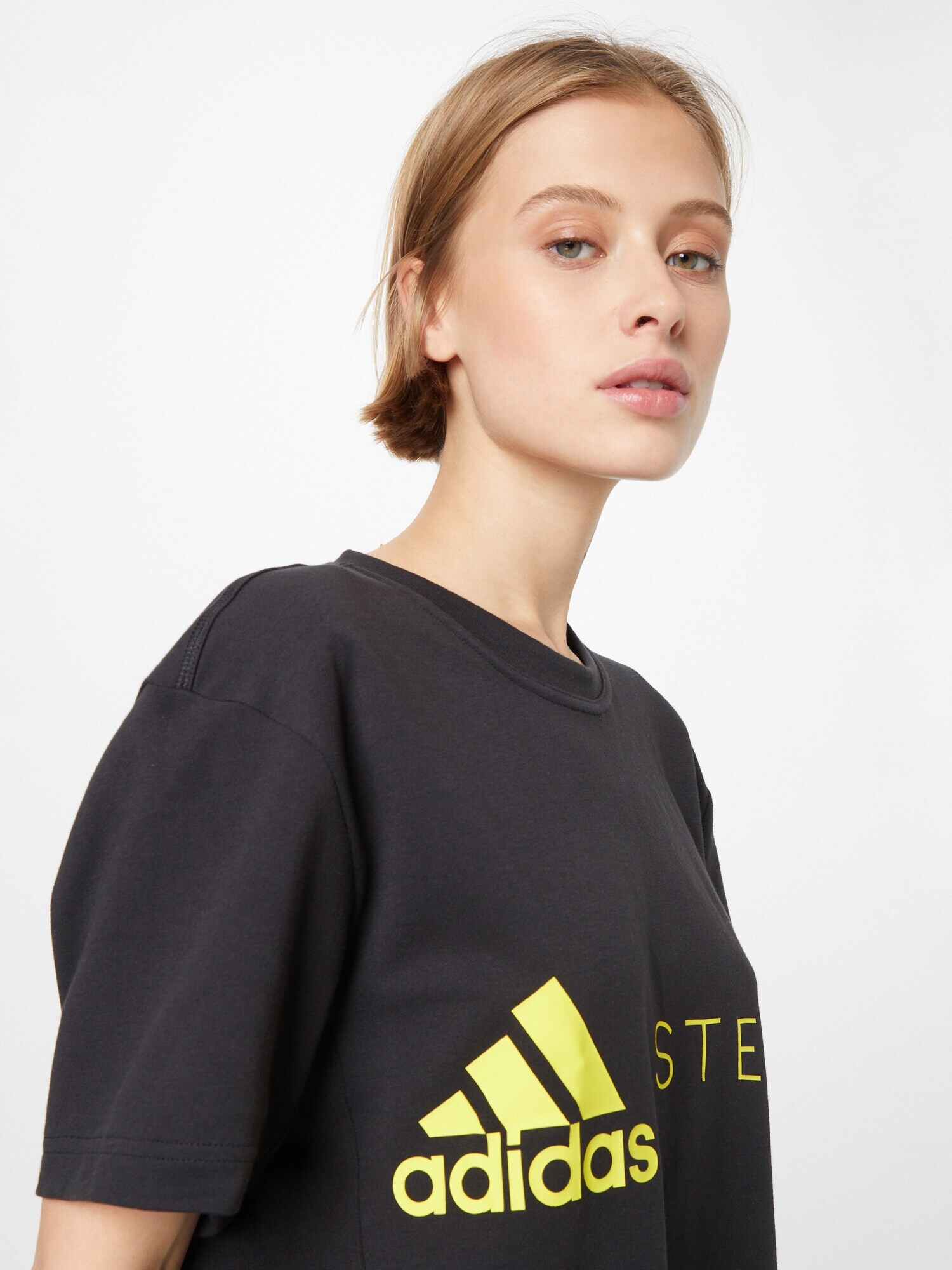 ADIDAS BY STELLA MCCARTNEY Tricou funcțional galben citron / negru - Pled.ro