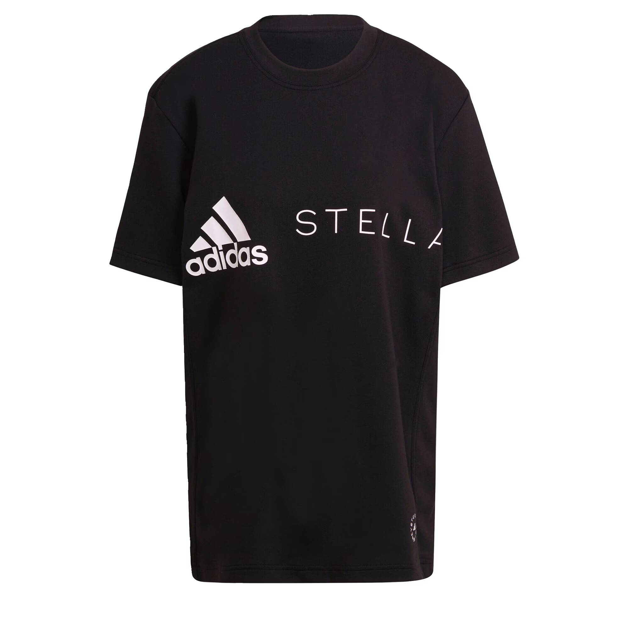 ADIDAS BY STELLA MCCARTNEY Tricou funcțional 'Logo' negru / alb - Pled.ro