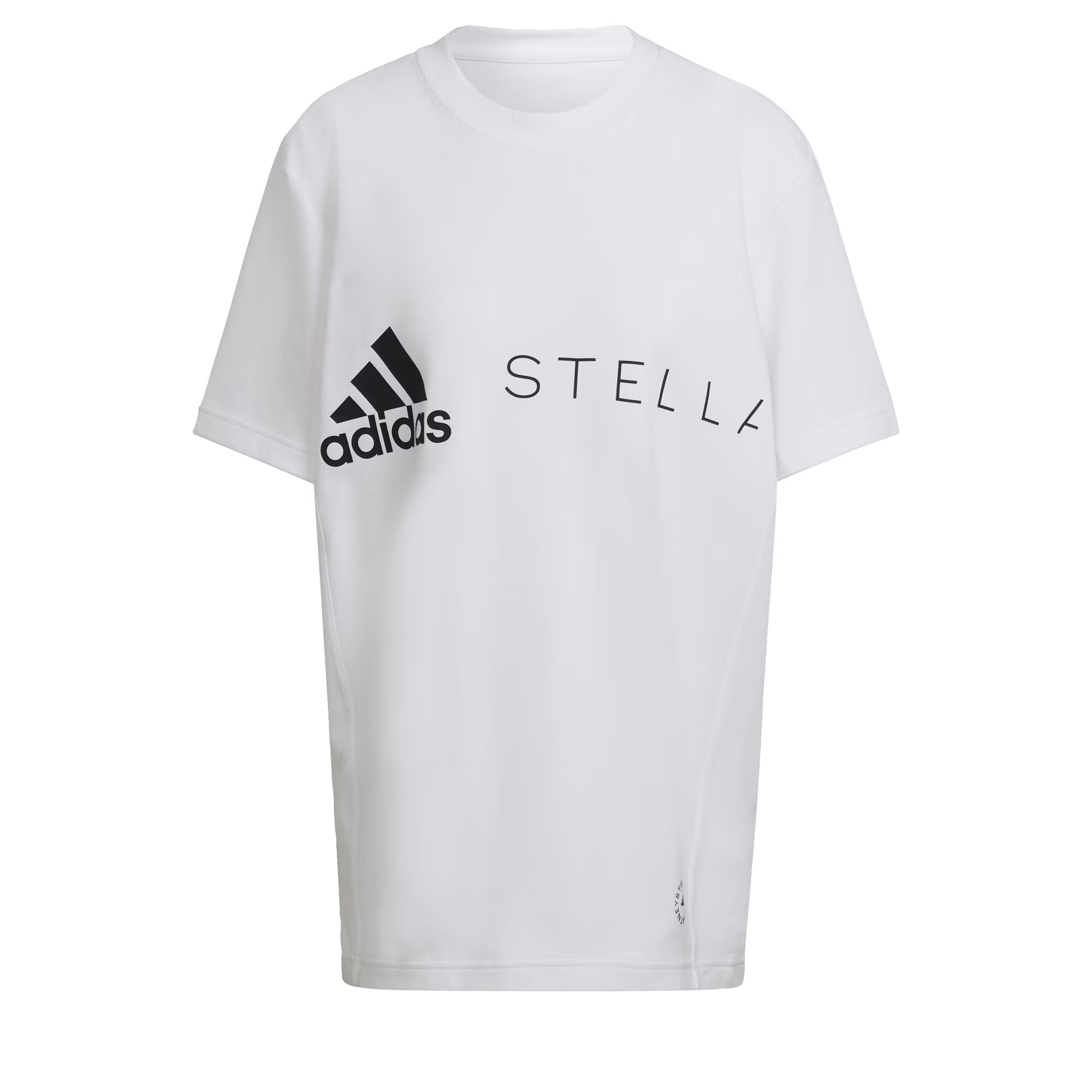 ADIDAS BY STELLA MCCARTNEY Tricou funcțional 'Logo' negru / alb - Pled.ro