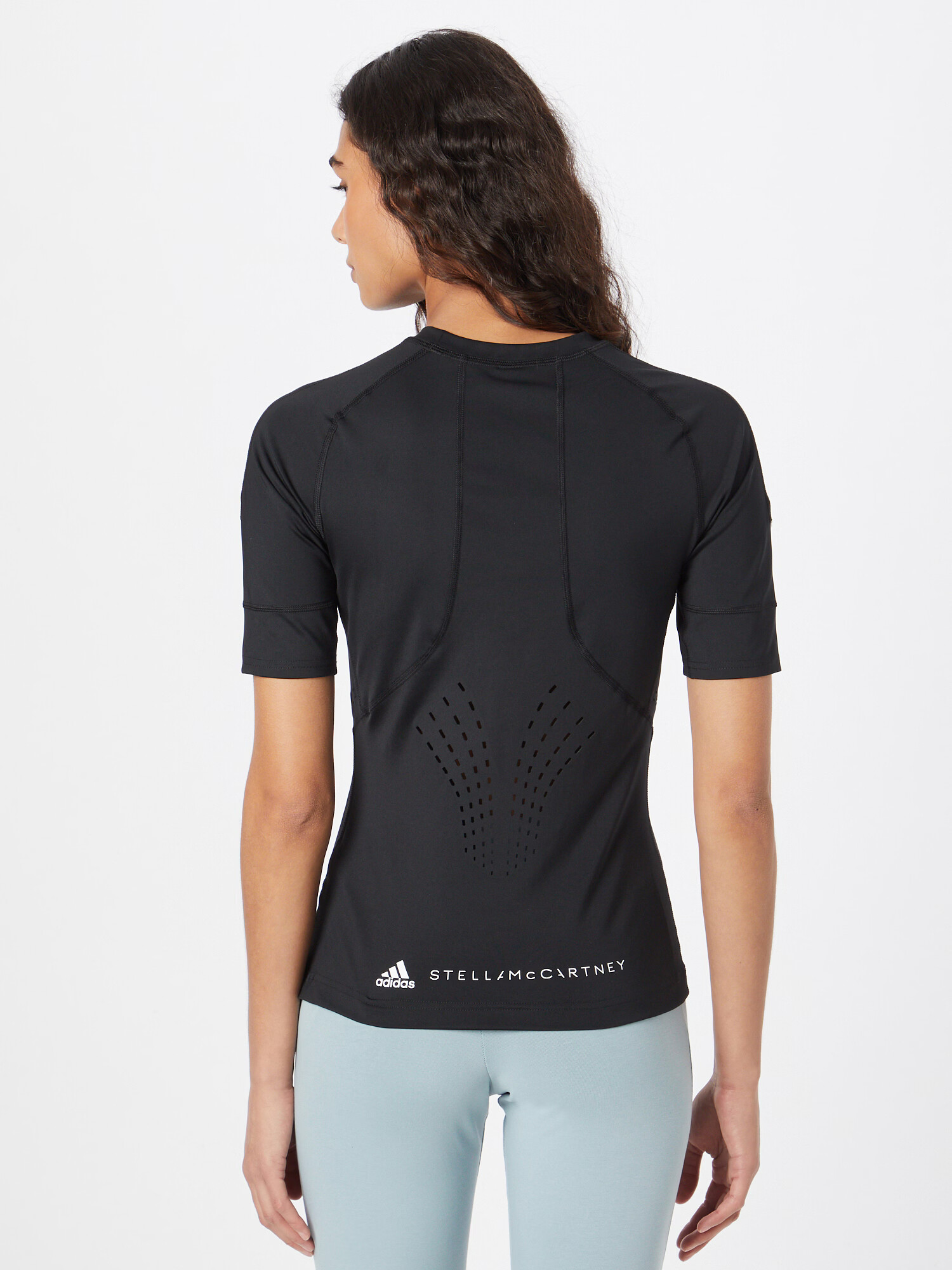 ADIDAS BY STELLA MCCARTNEY Tricou funcțional 'Truepurpose ' negru / alb - Pled.ro