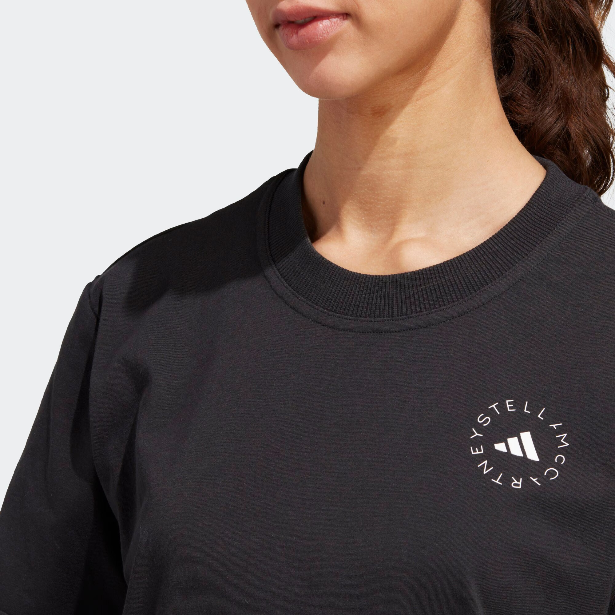 ADIDAS BY STELLA MCCARTNEY Tricou funcțional 'Truecasuals' negru / alb - Pled.ro