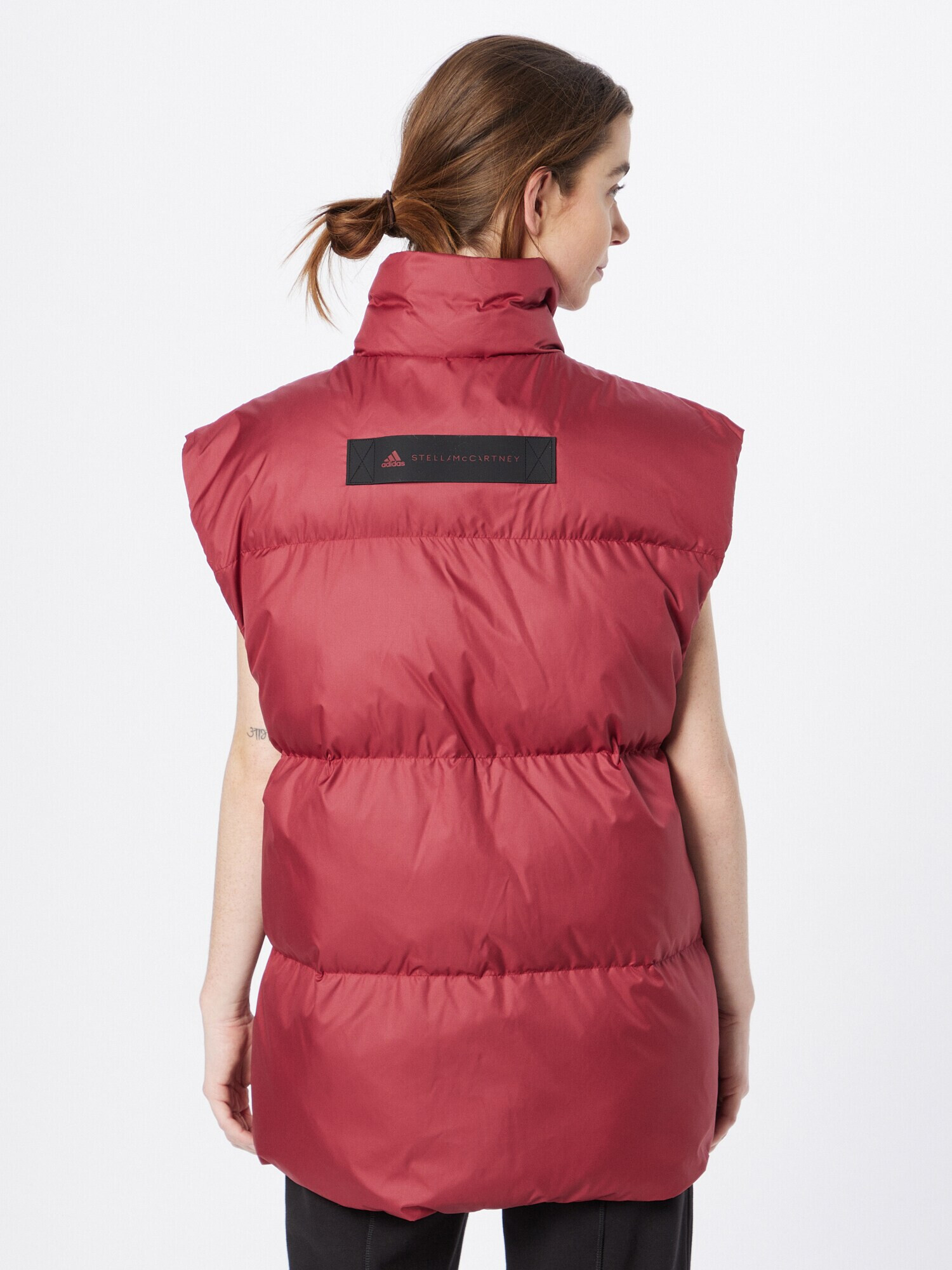 ADIDAS BY STELLA MCCARTNEY Vestă sport 'Padded Winter Gilet' galben curry / roșu burgundy - Pled.ro