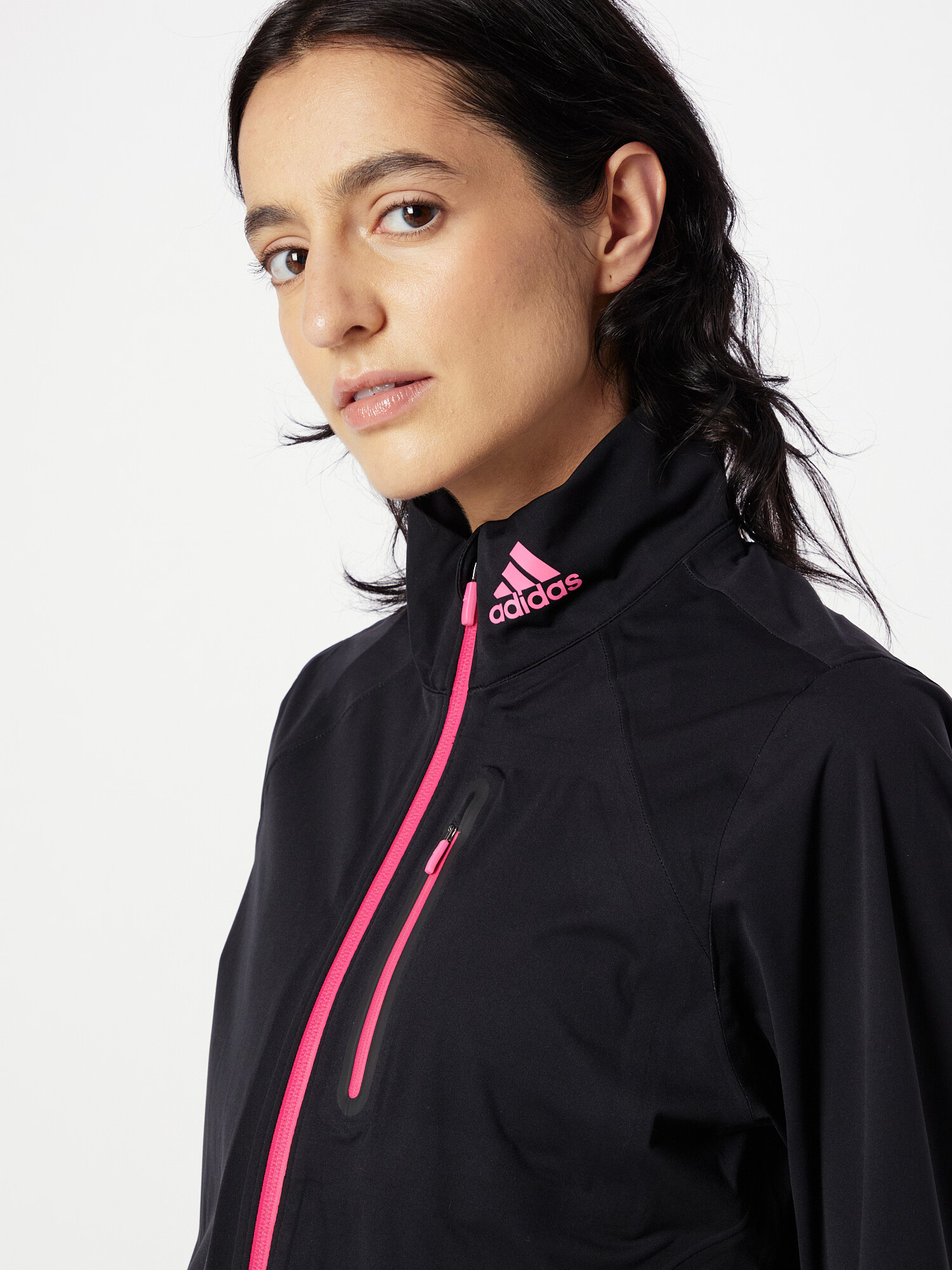 ADIDAS GOLF Geacă sport magenta / negru - Pled.ro