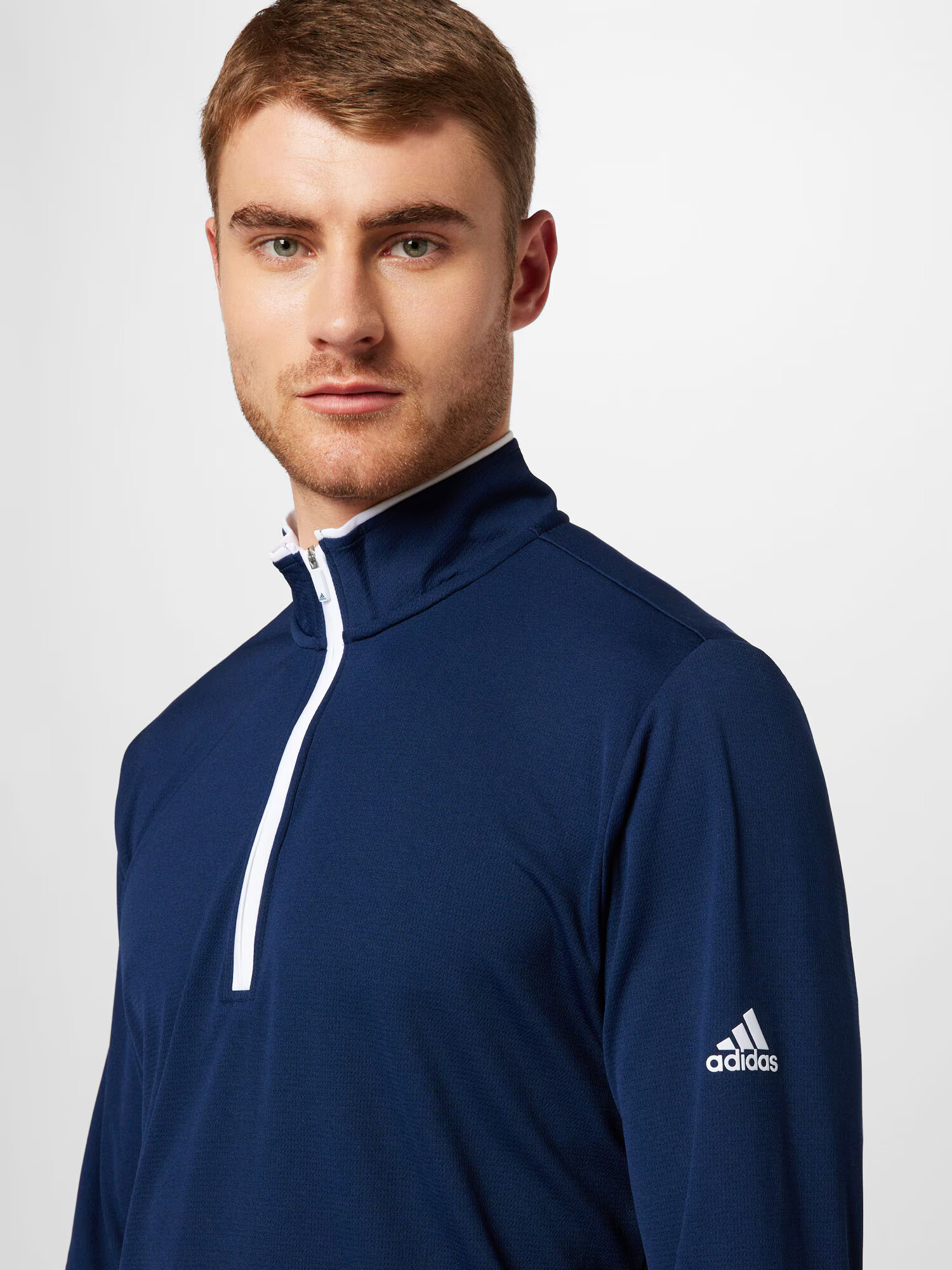 ADIDAS GOLF Hanorac sport bleumarin / alb - Pled.ro