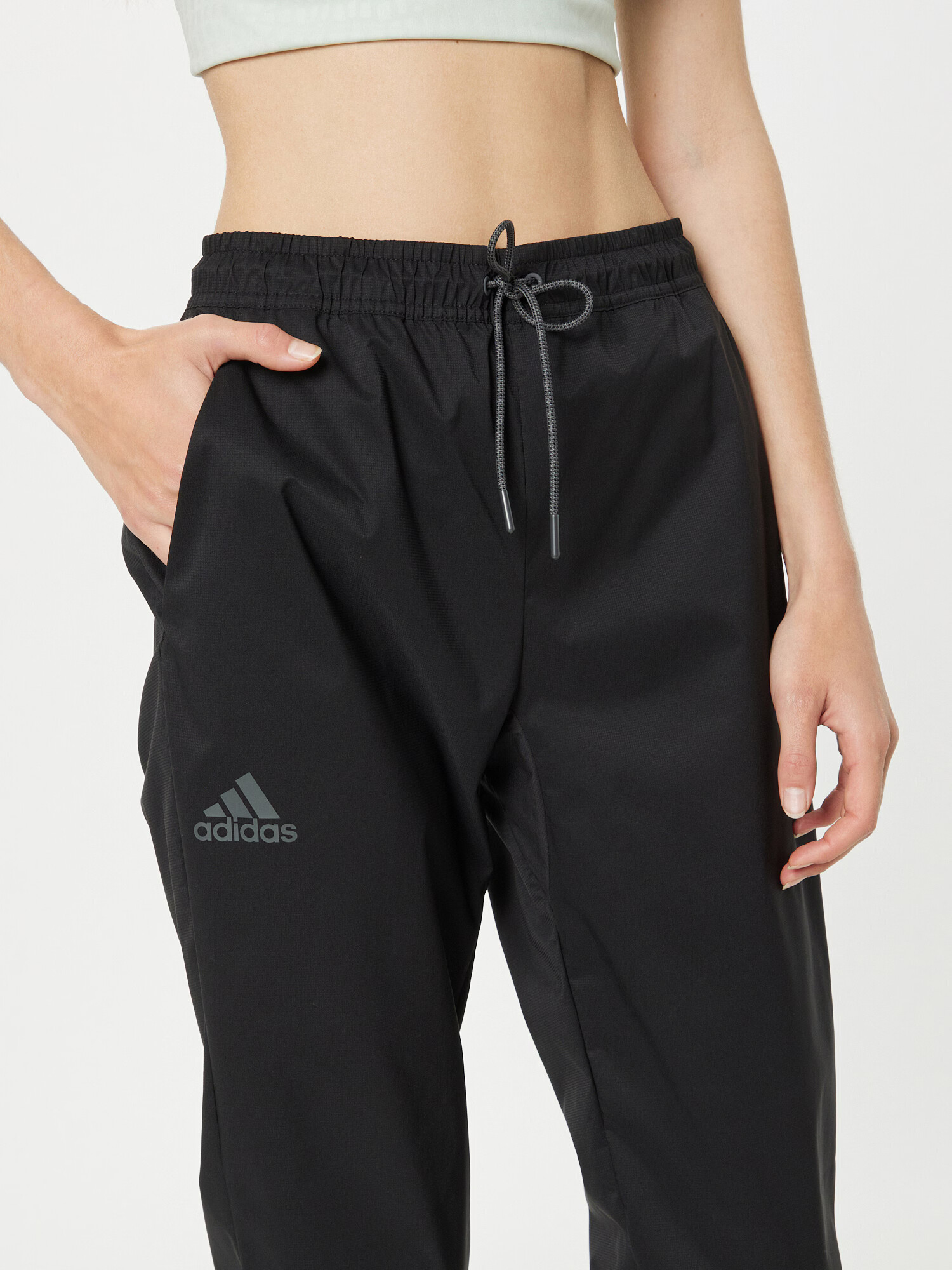 ADIDAS GOLF Pantaloni sport gri / negru - Pled.ro