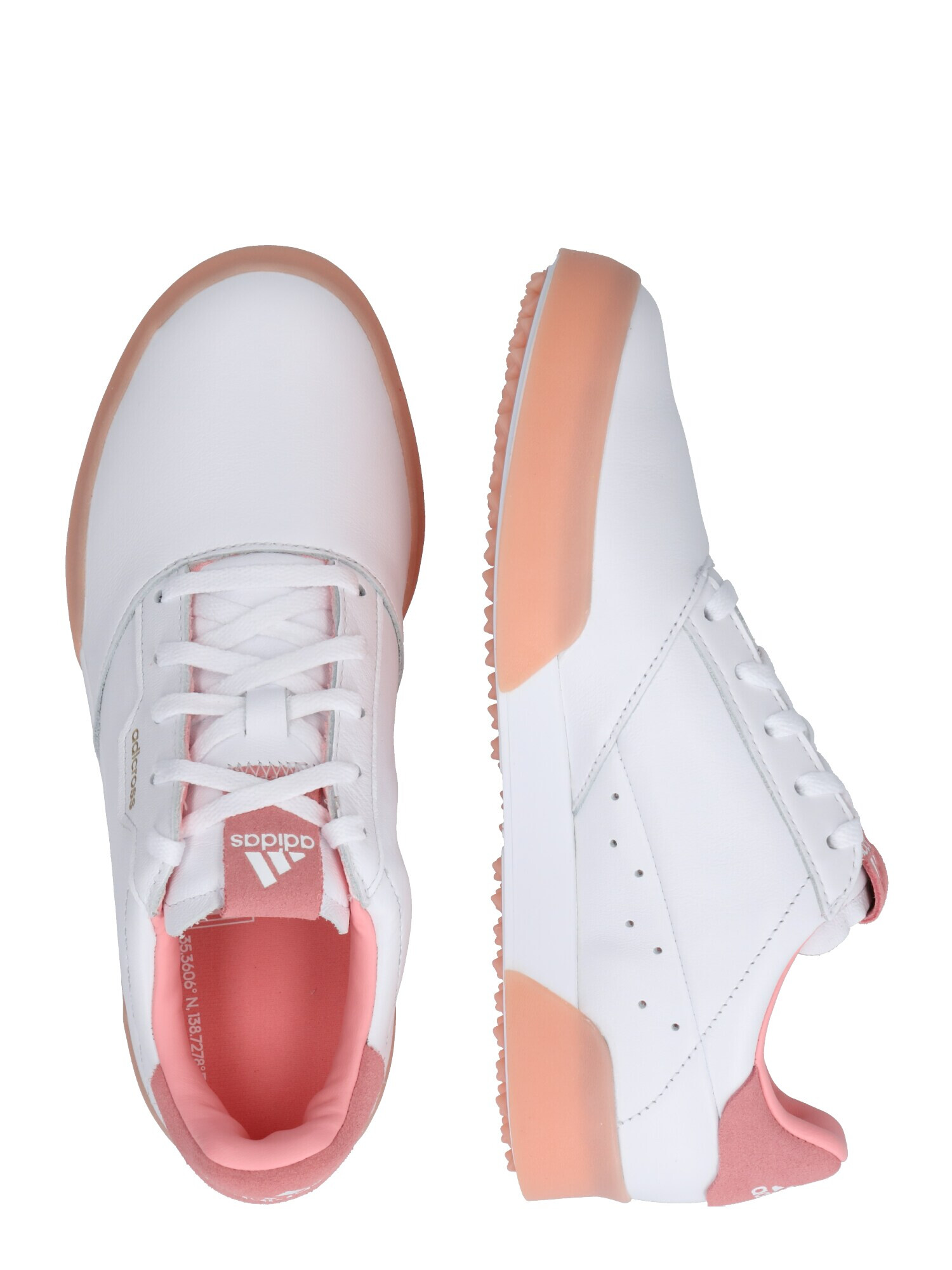 ADIDAS GOLF Pantofi sport 'Retro' roz / alb - Pled.ro