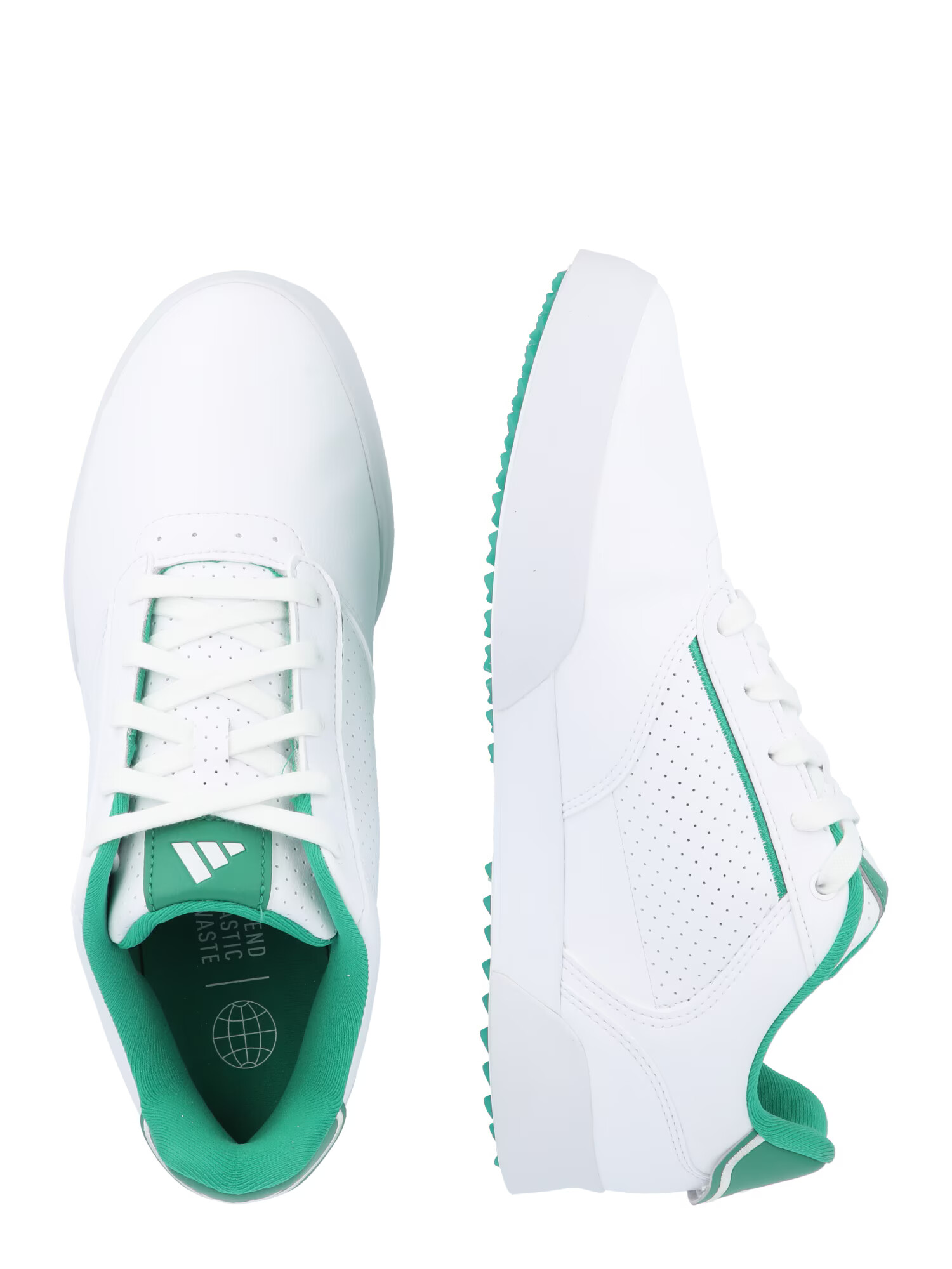 ADIDAS GOLF Pantofi sport verde / alb - Pled.ro