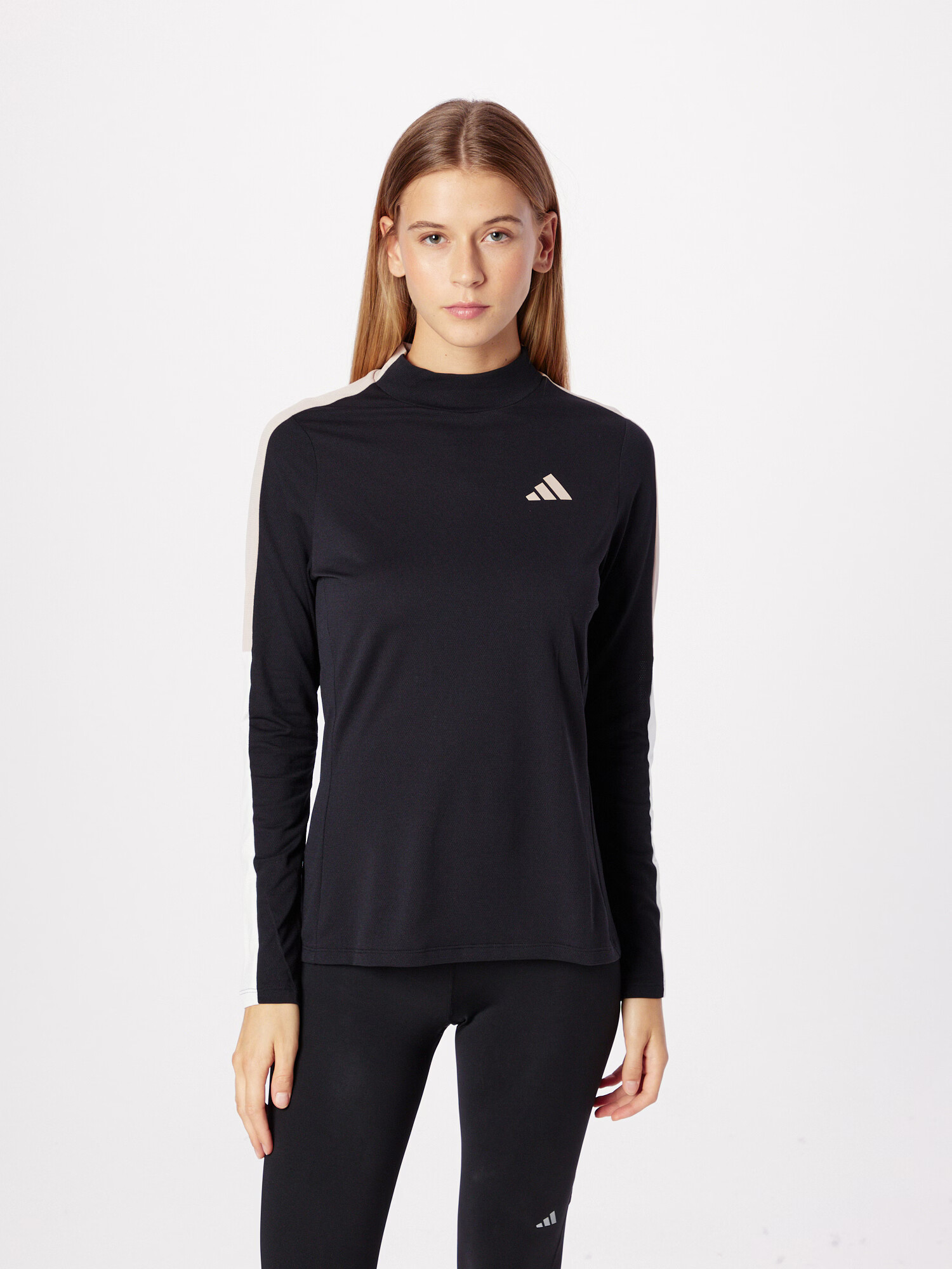 ADIDAS GOLF Tricou funcțional bej / negru / alb - Pled.ro