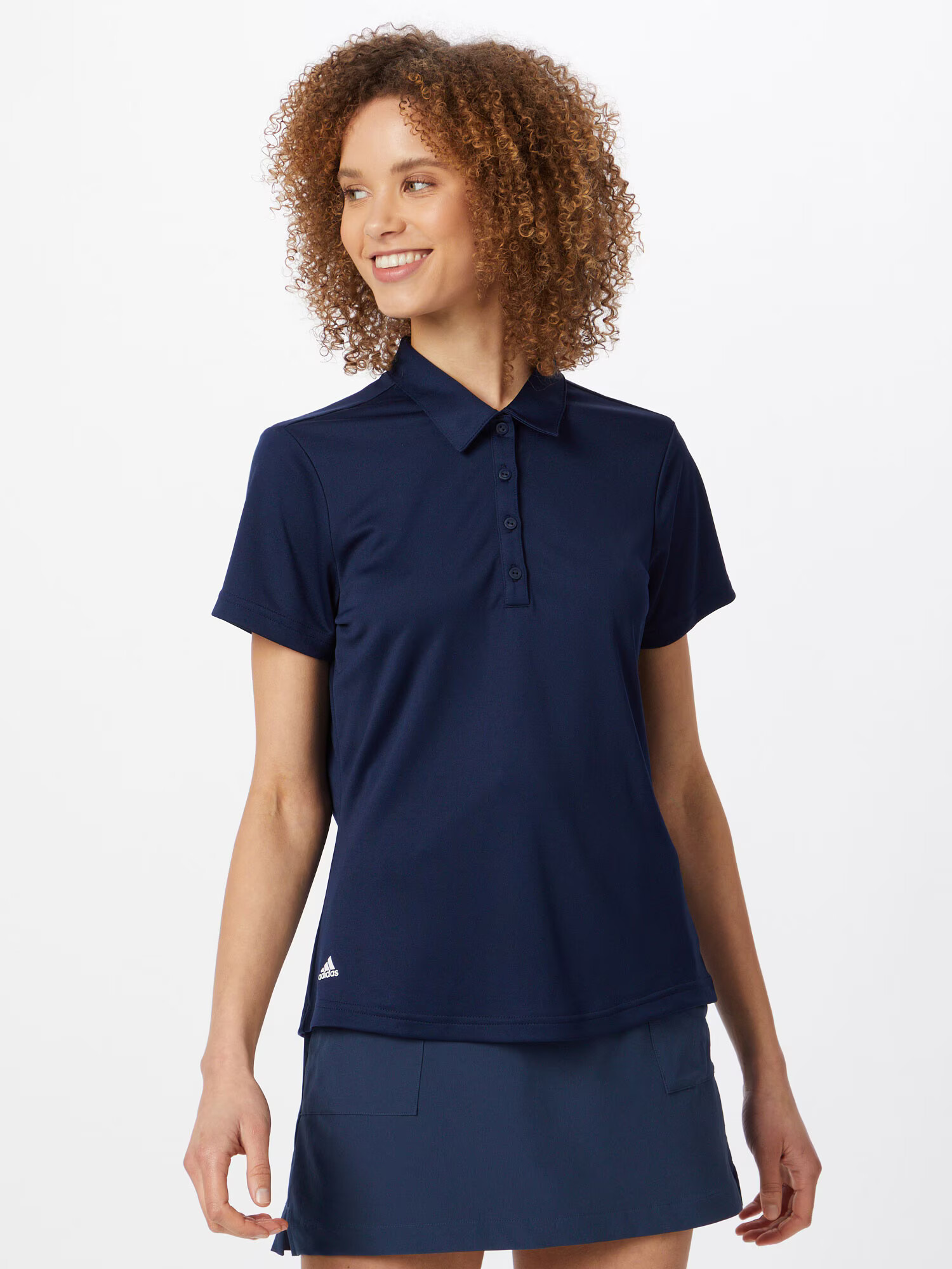 ADIDAS GOLF Tricou funcțional bleumarin / alb - Pled.ro