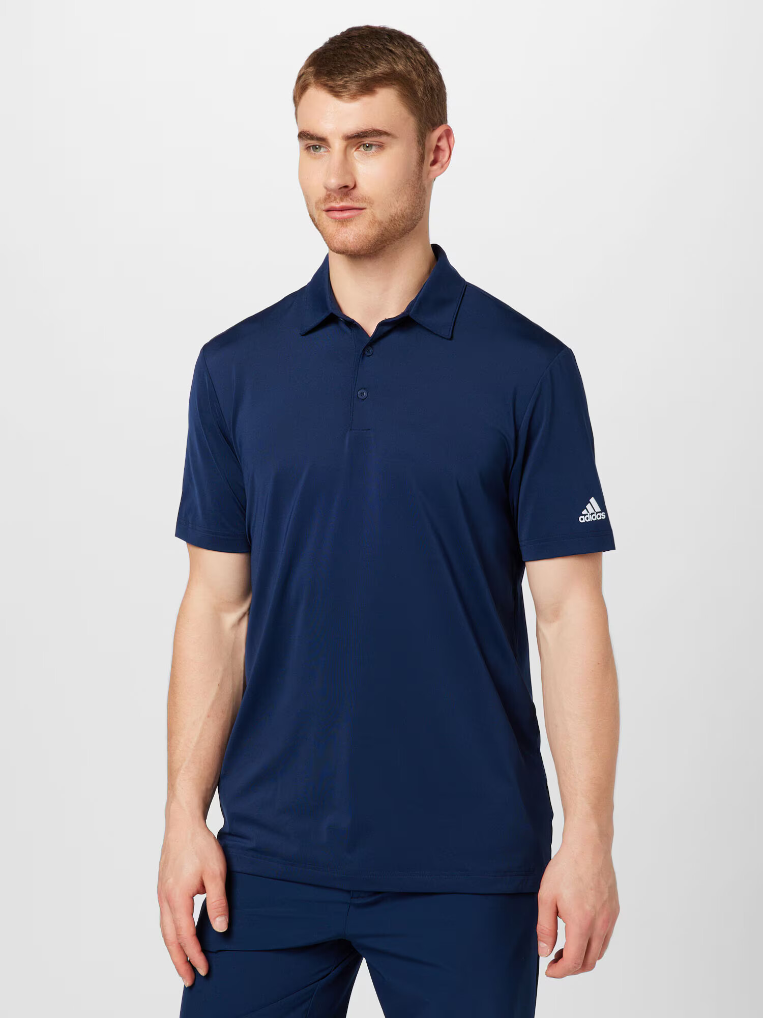 ADIDAS GOLF Tricou funcțional bleumarin / alb - Pled.ro