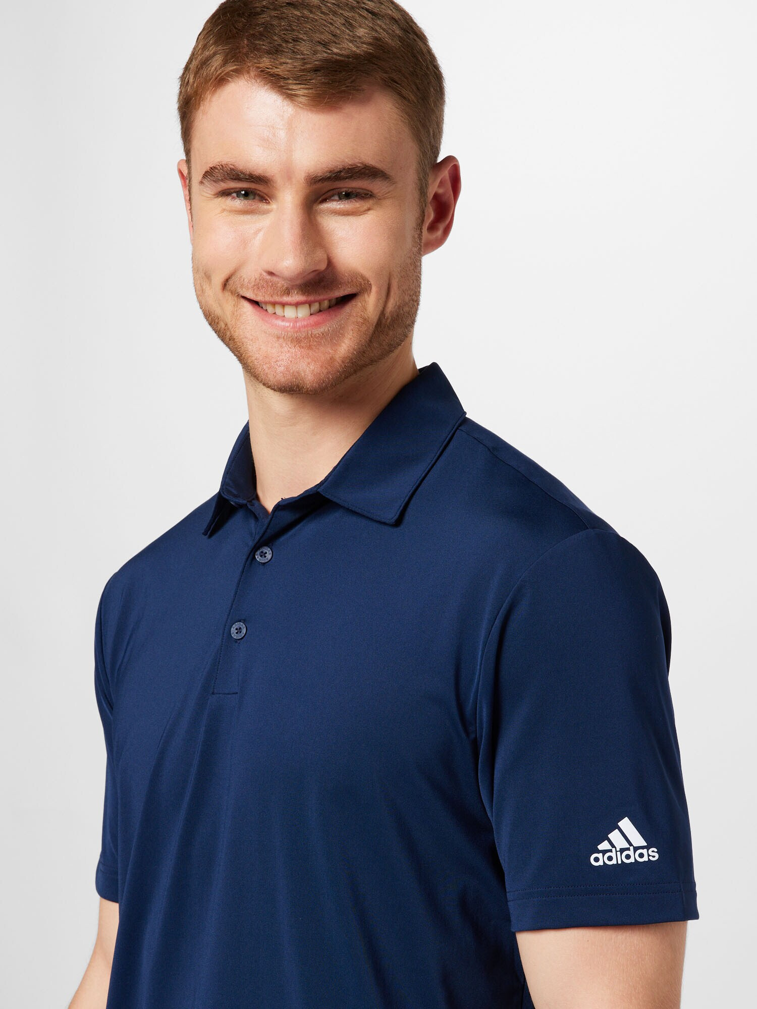 ADIDAS GOLF Tricou funcțional bleumarin / alb - Pled.ro