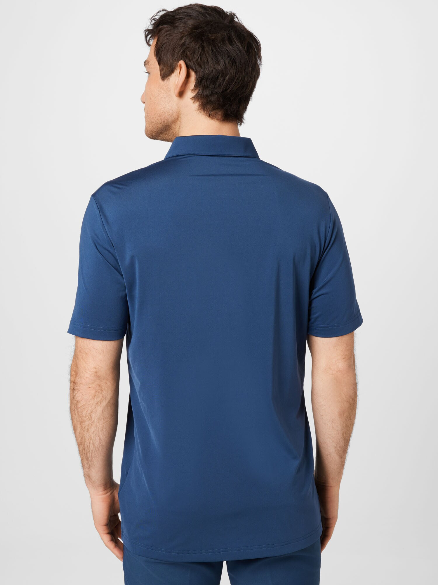 ADIDAS GOLF Tricou funcțional bleumarin / alb - Pled.ro