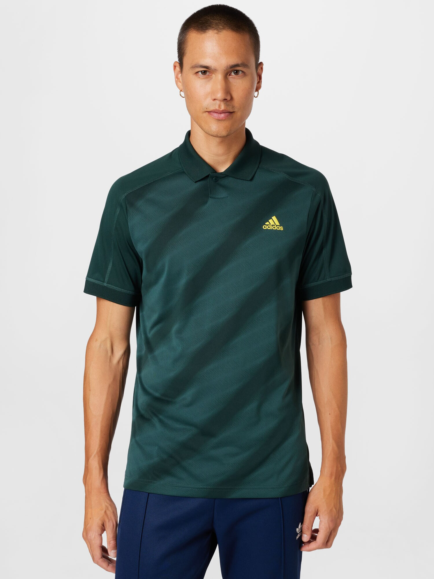 ADIDAS GOLF Tricou funcțional galben / verde smarald / verde închis - Pled.ro