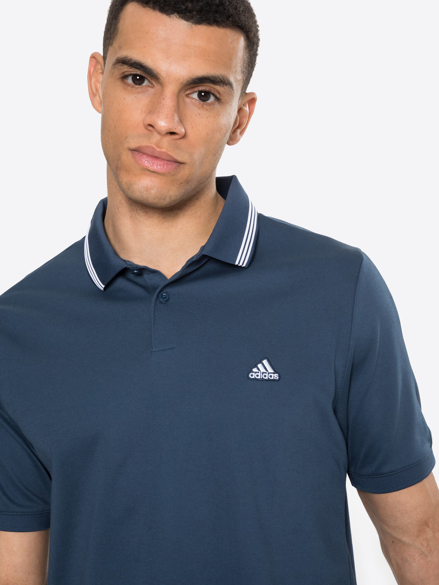 ADIDAS GOLF Tricou funcțional 'GO-TO' albastru / alb - Pled.ro