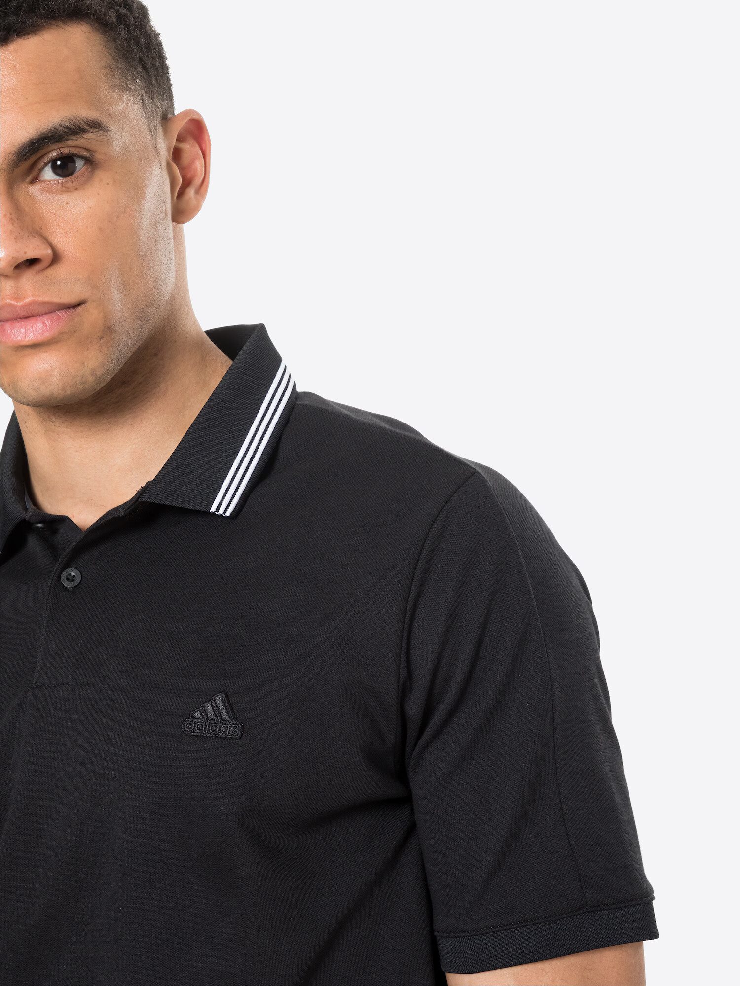 ADIDAS GOLF Tricou funcțional 'GO-TO' negru / alb - Pled.ro