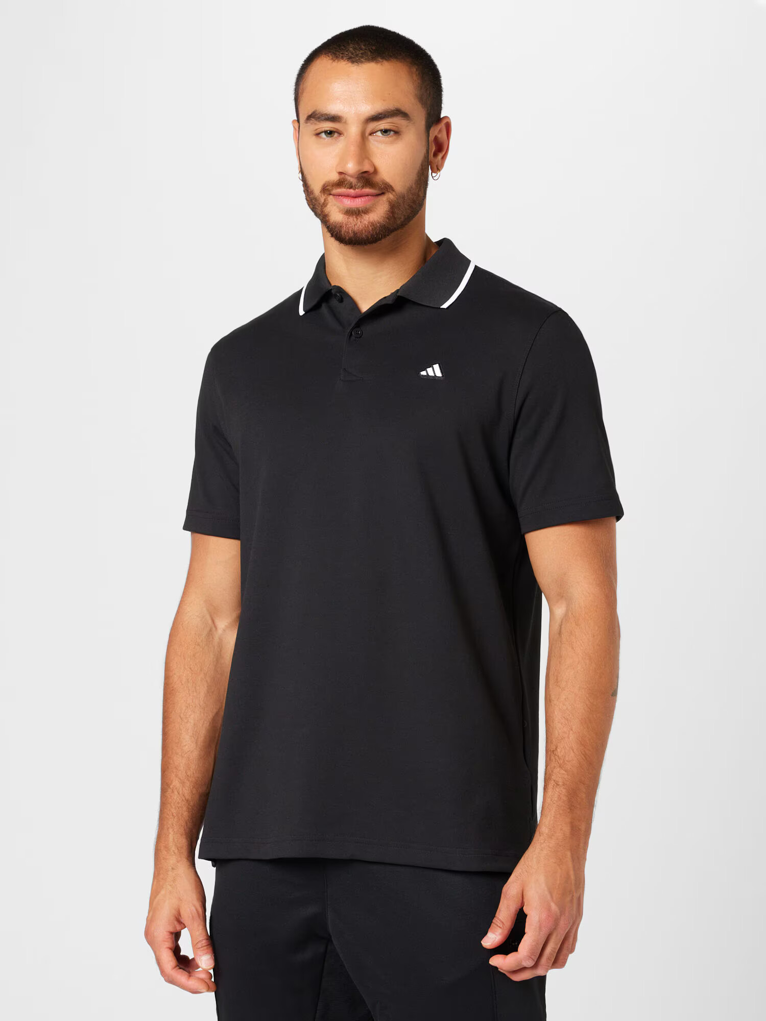 ADIDAS GOLF Tricou funcțional 'GO-TO' negru / alb - Pled.ro