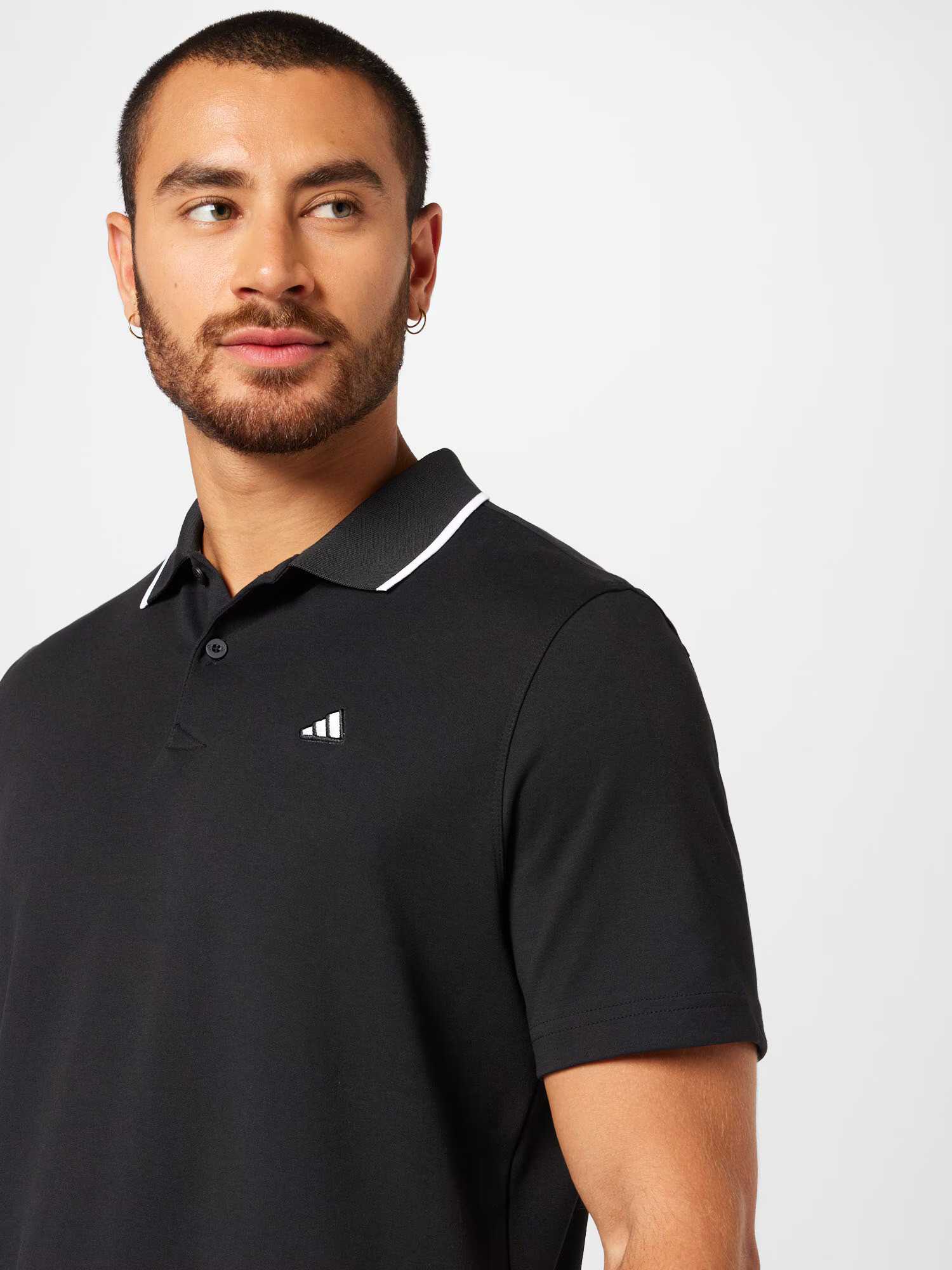 ADIDAS GOLF Tricou funcțional 'GO-TO' negru / alb - Pled.ro