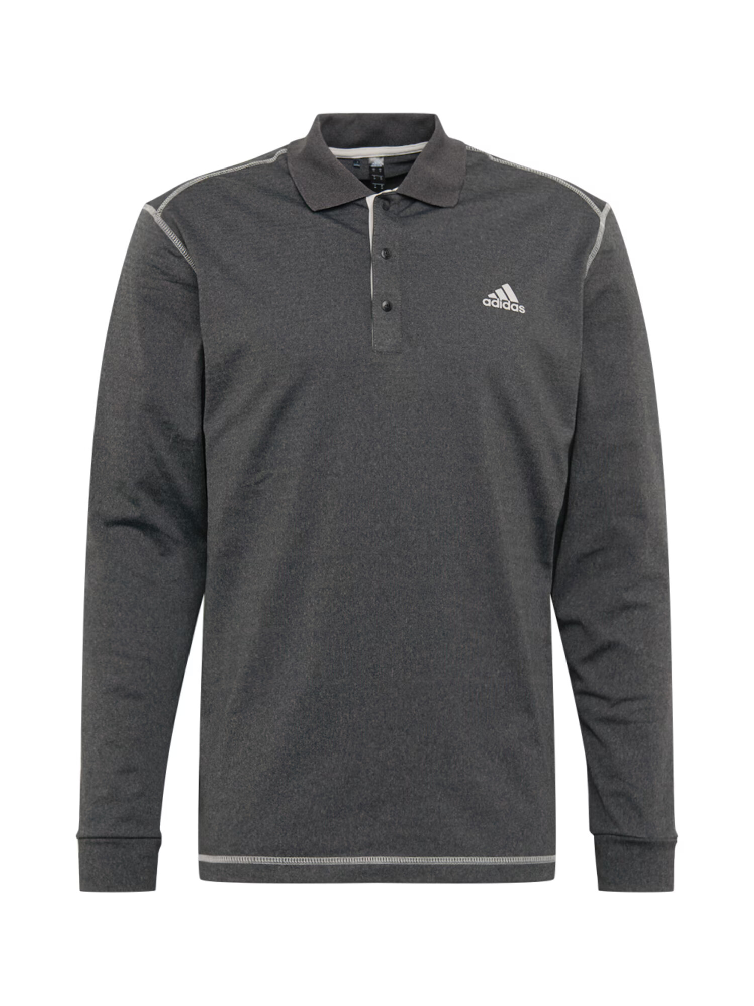 ADIDAS GOLF Tricou funcțional gri închis / alb - Pled.ro